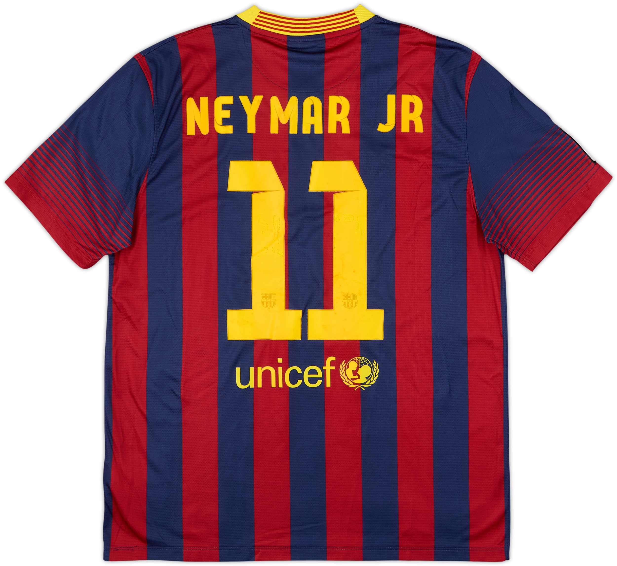 2013-14 Barcelona Home Shirt Neymar #11 - 5/10 - (L)