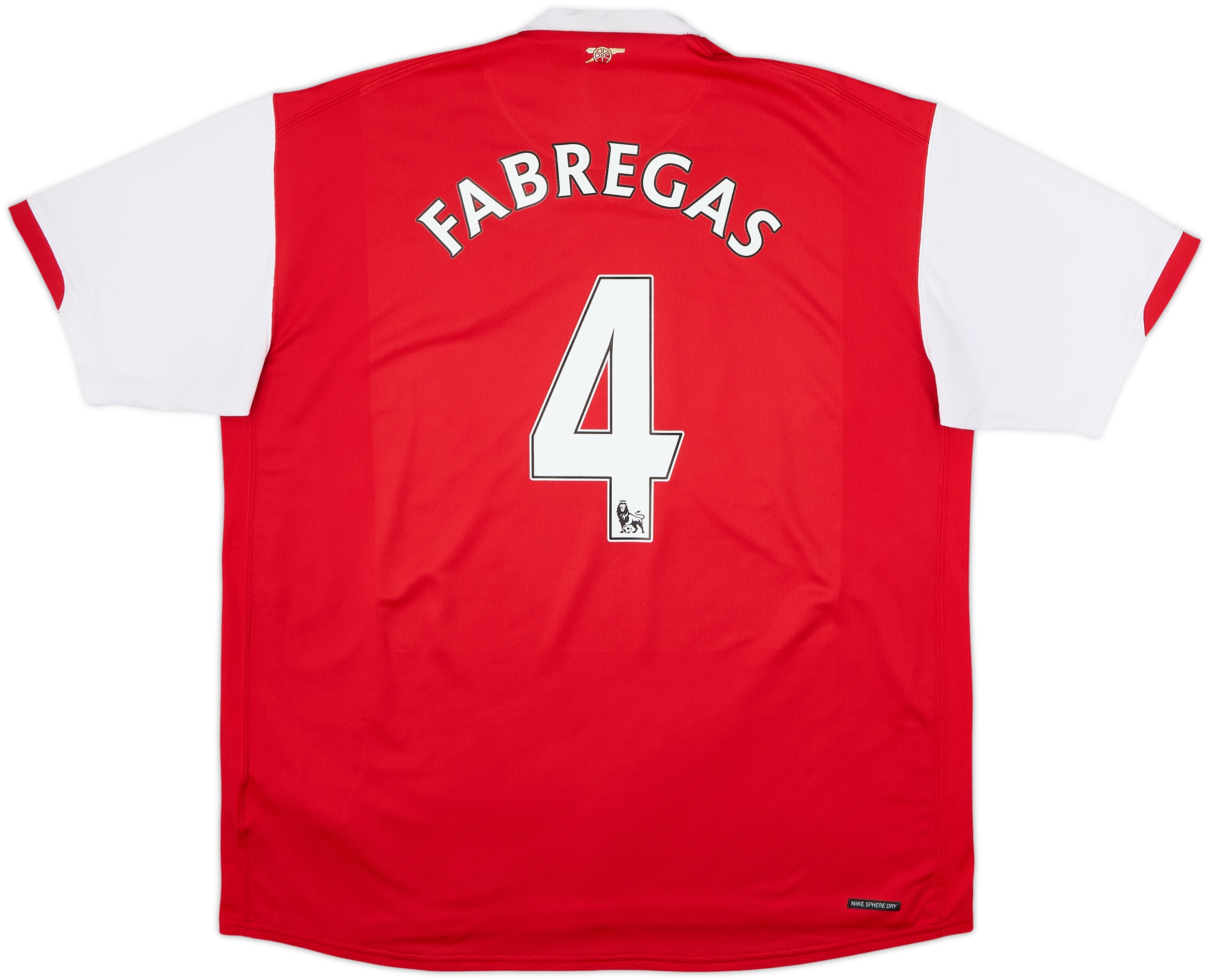 2006-08 Arsenal Home Shirt Fabregas #4 - 7/10 - (XXL)