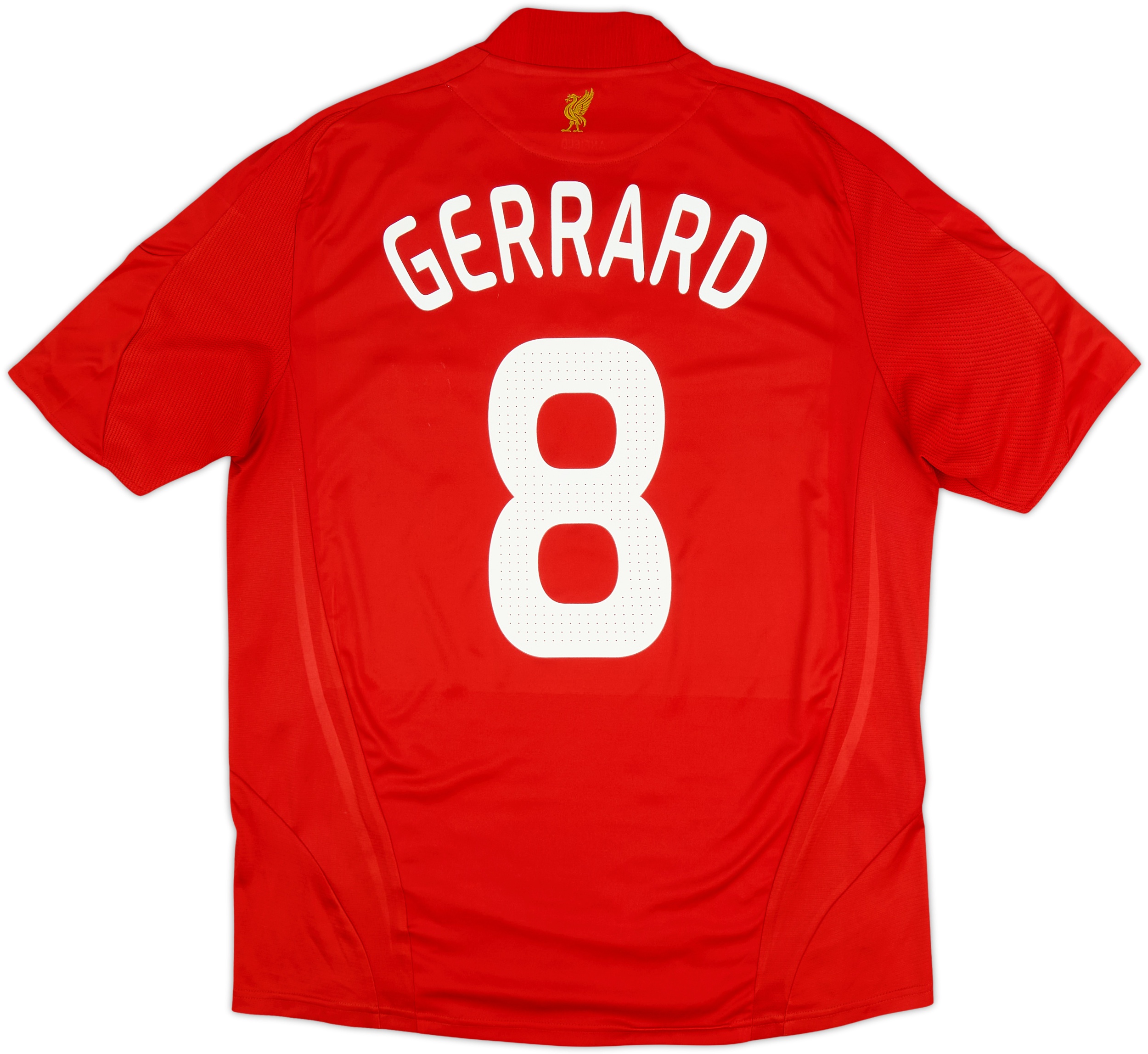 2008-10 Liverpool Home Shirt Gerrard #8 - 6/10 - (L)