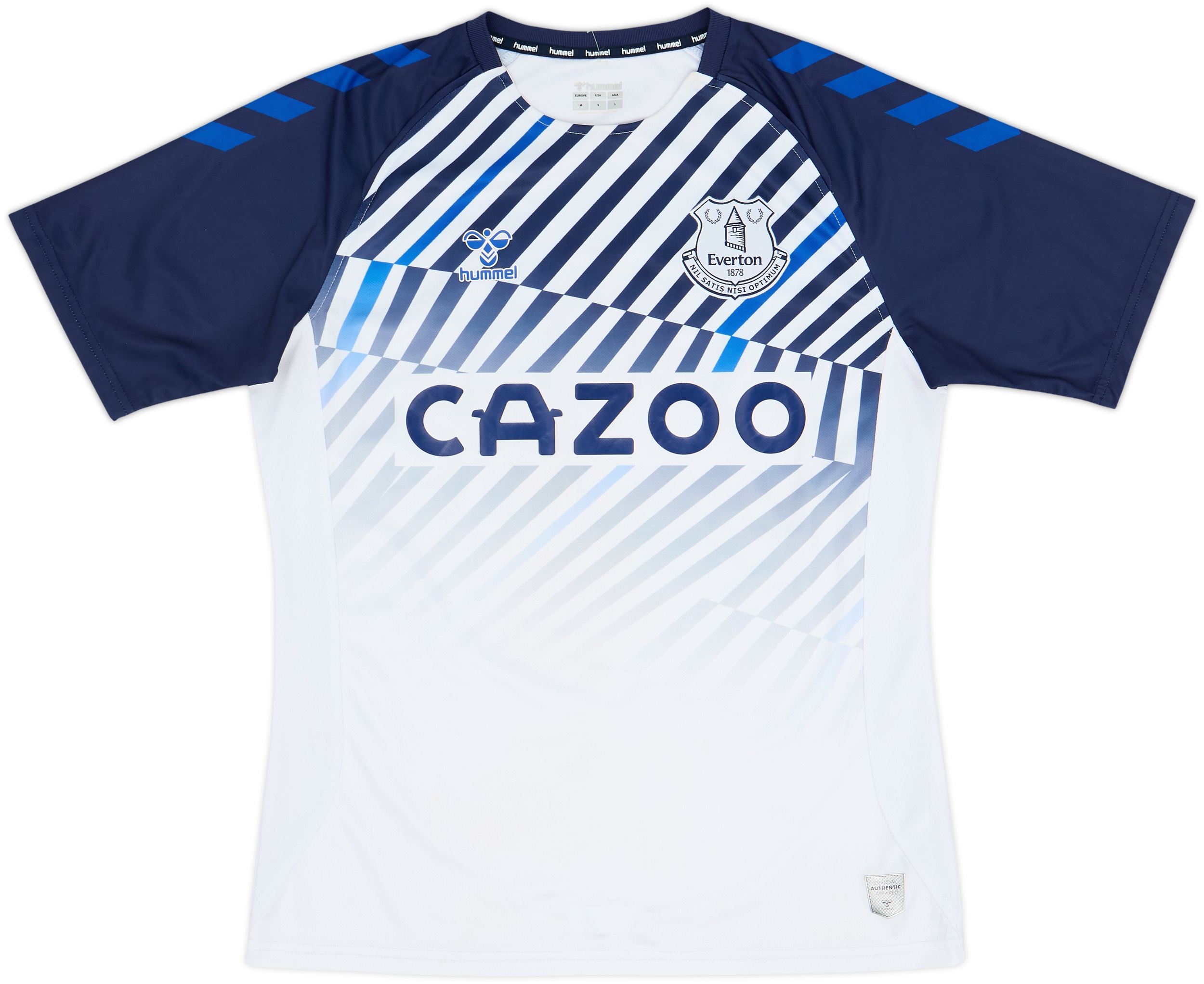 Maillot Extérieur Everton 2021-2022 Par Hummel - Taille 4XL - Occasion Très Bon état