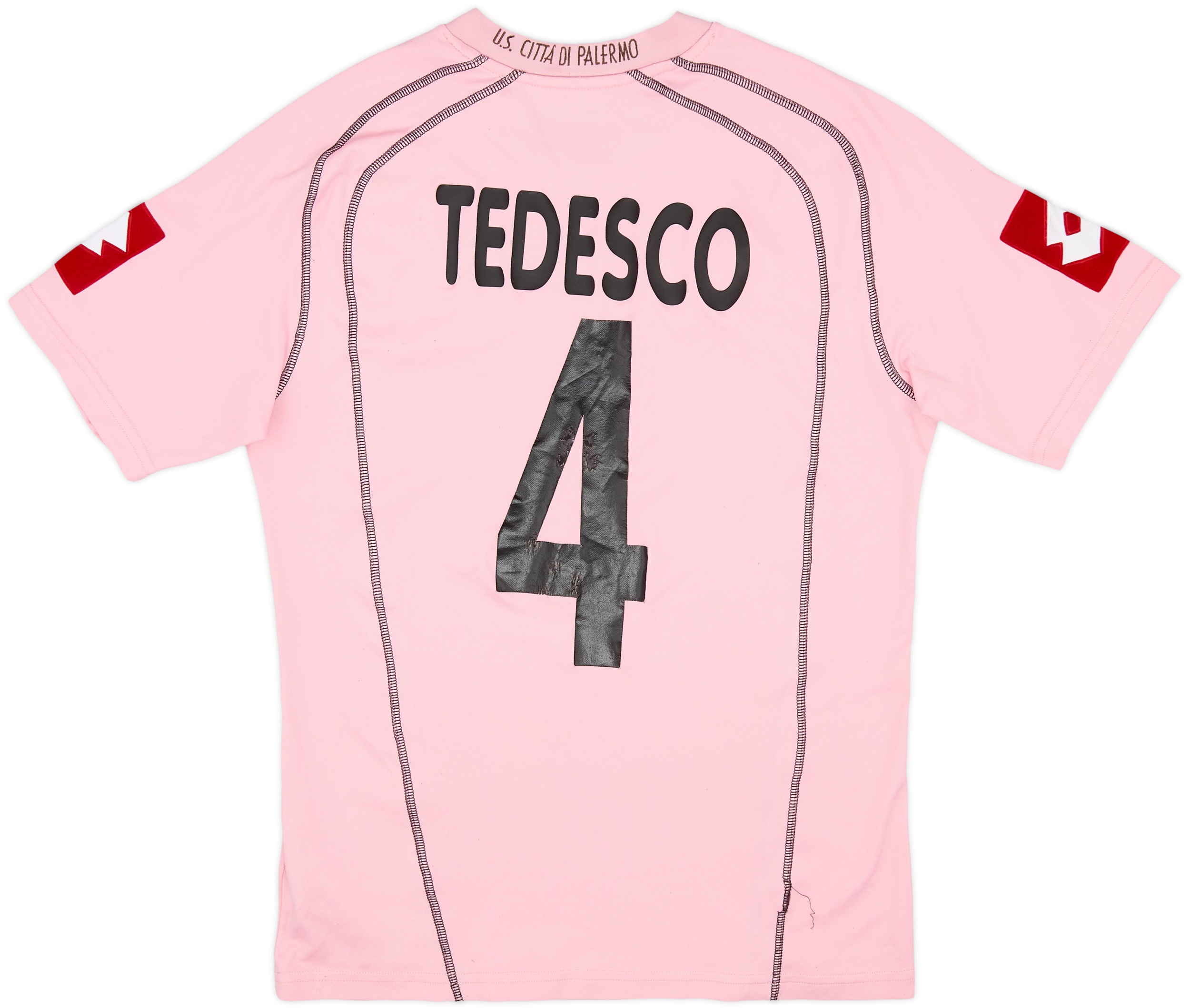2005-06 Palermo Home Shirt Tedesco #4 - 5/10 - (S)