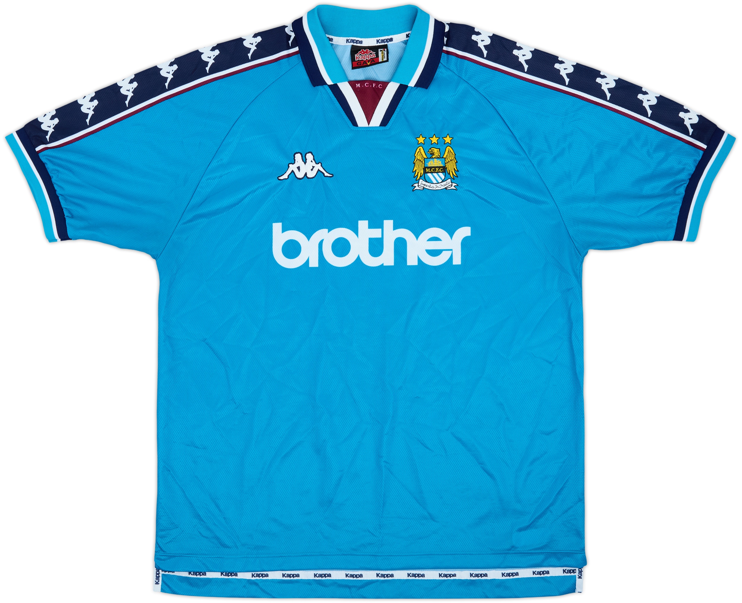 1997-99 Manchester City Home Shirt - 9/10 - (XL)