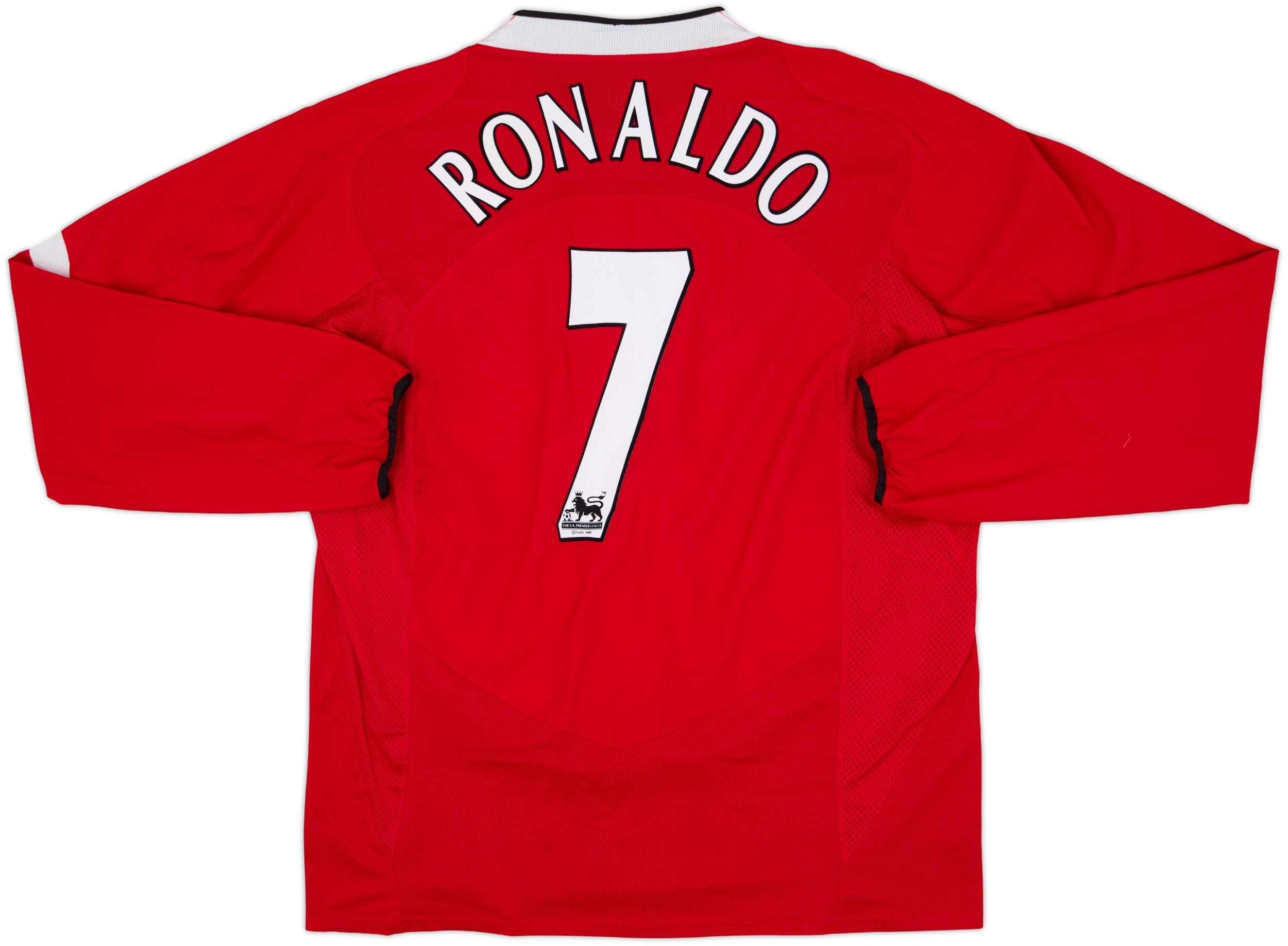2004-06 Manchester United Home L/S Shirt Ronaldo #7 - 8/10 - (XXL)