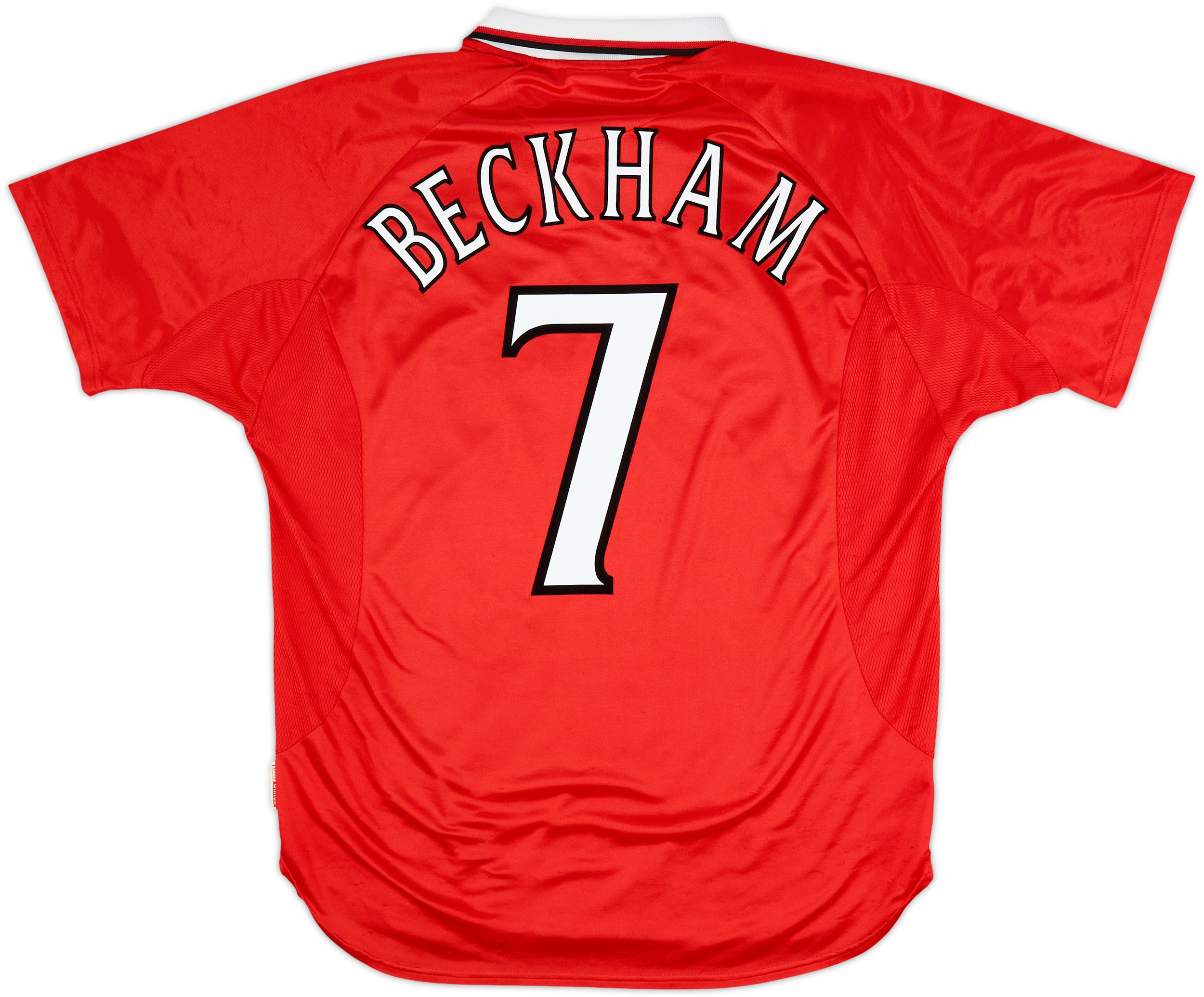 1999-00 Manchester United 'CL Winners' Shirt Beckham #7 - 8/10 - (XL)