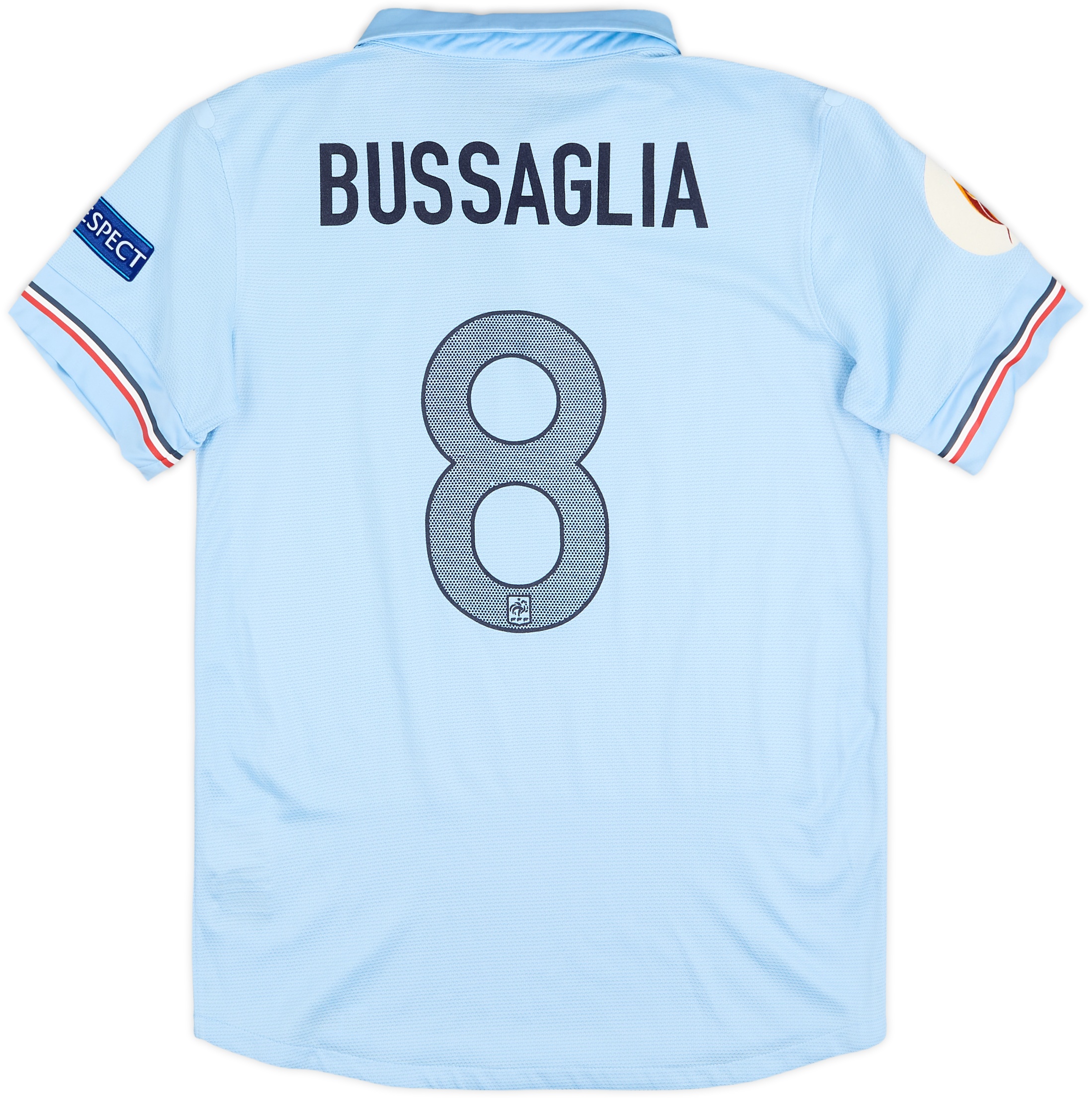 2013 France Women's Match Issue Euro '13 Away Shirt Bussaglia #8