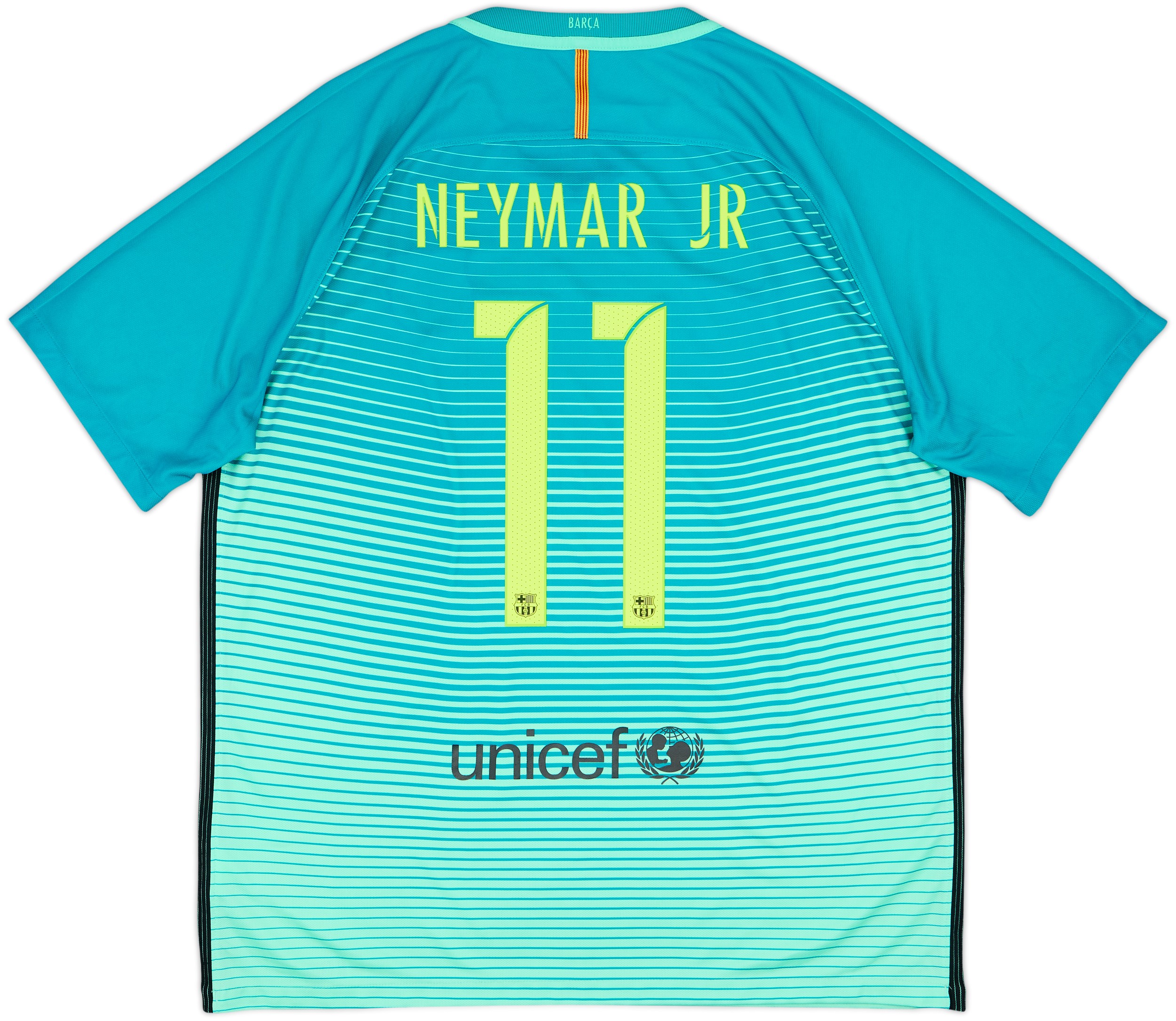 2016-17 Barcelona Third Shirt Neymar Jr #11 - 8/10 - (XL)