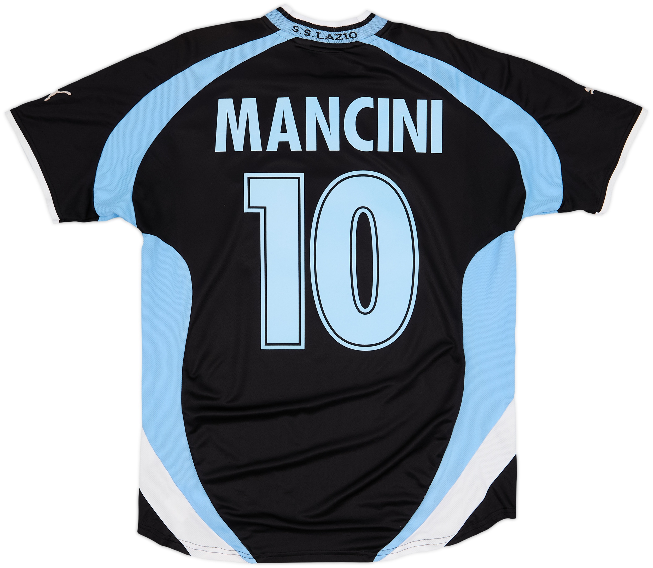 1999-00 Lazio Away Shirt Mancini #10 - 8/10 - (L)