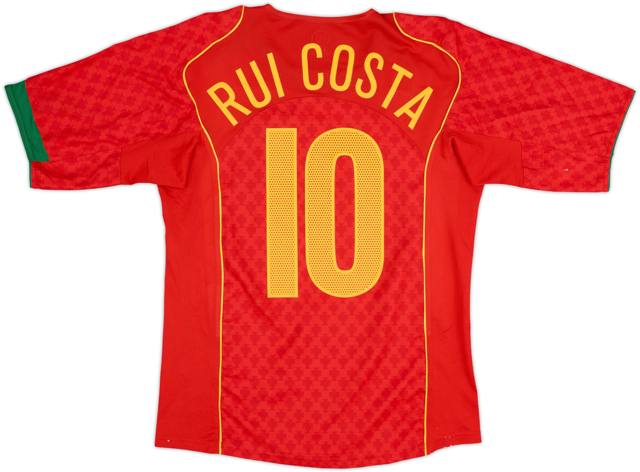 ⭐*︎様 ポルトガル代表 RUI COSTA 10番 シャツ 2004-06 Portugal Home Shirt Rui Costa #10 - 6/10 - (S)