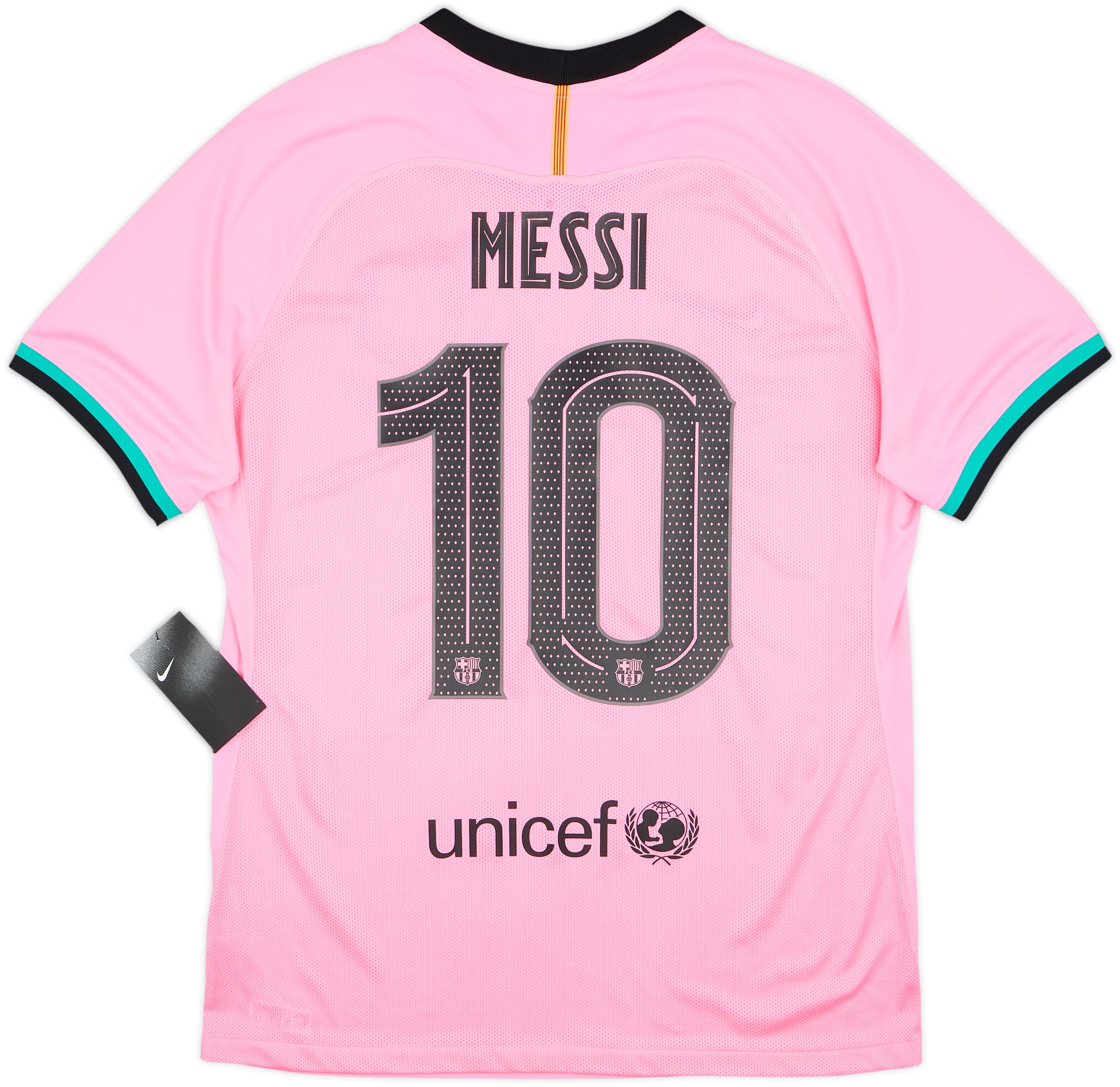 2020-21 Barcelona Authentic Third Shirt Messi #10 (XL)
