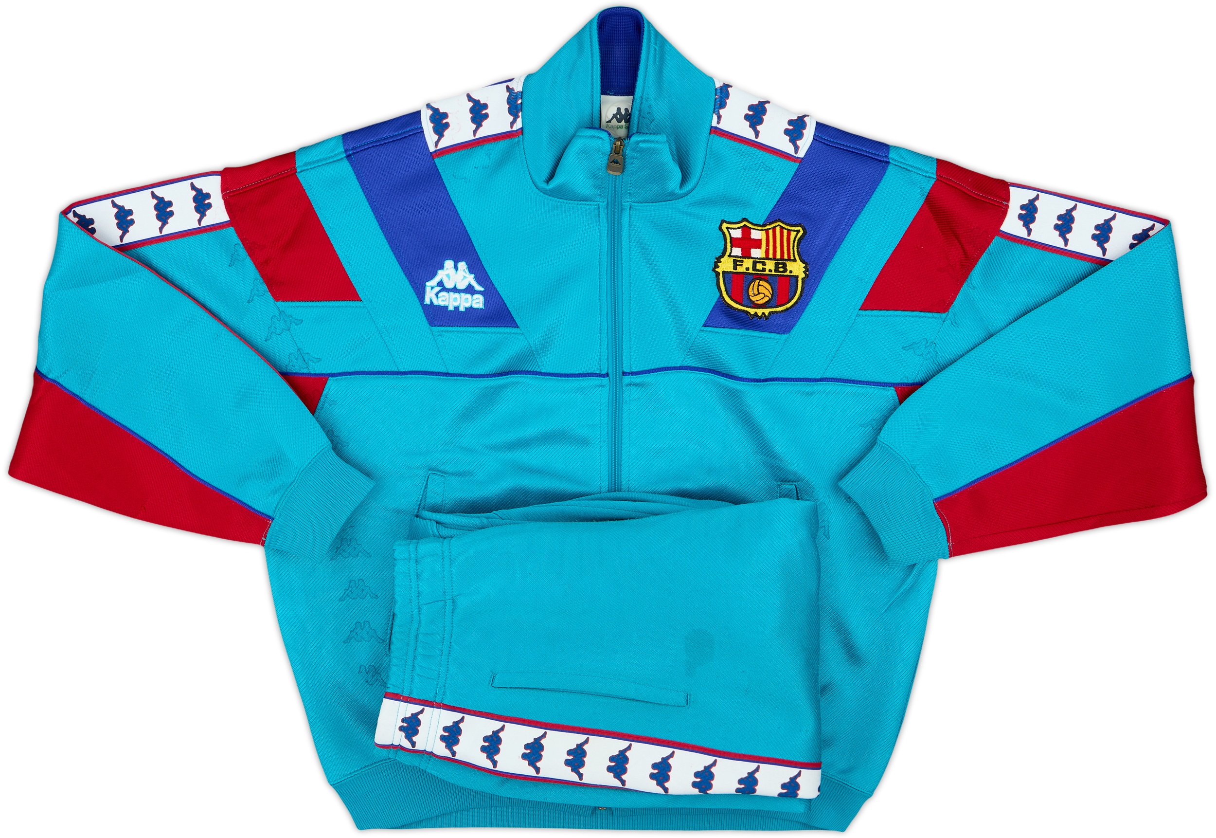 1992-95 Barcelona Kappa Tracksuit - 5/10 - (L)
