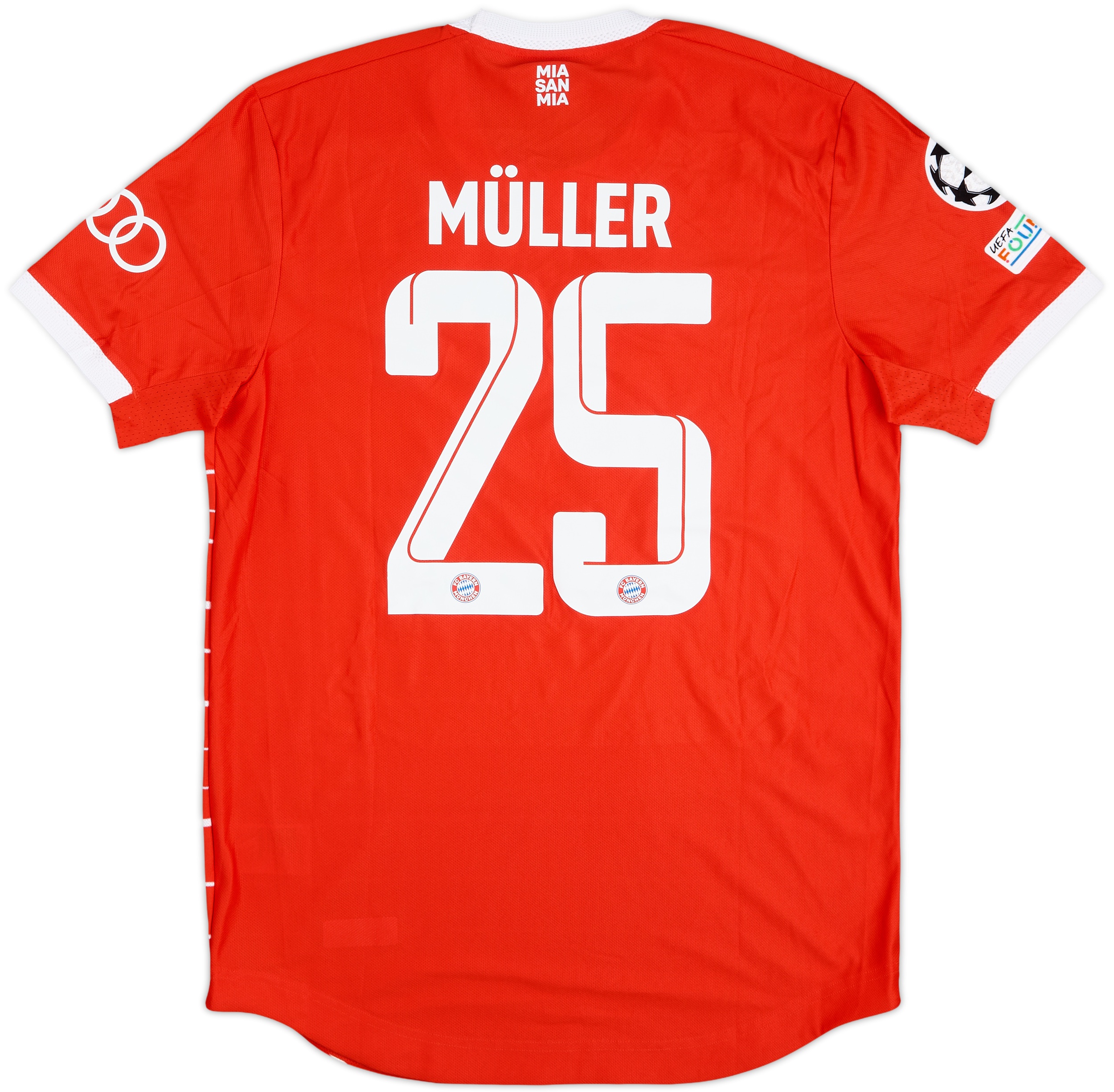 2022-23 Bayern Munich Match Issue Champions League Home Shirt