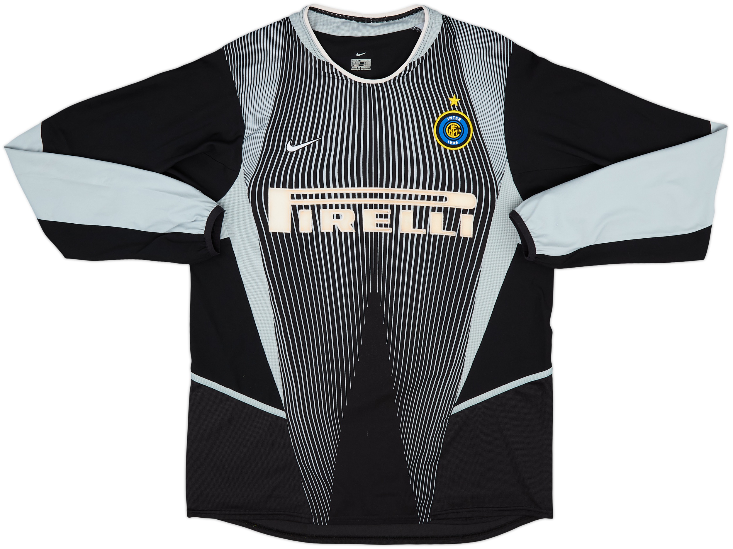 ウェア Inter Nike template 2002-2003 Goalkeeper 2002-03 Inter Milan GK Shirt - 5/10 - (M)