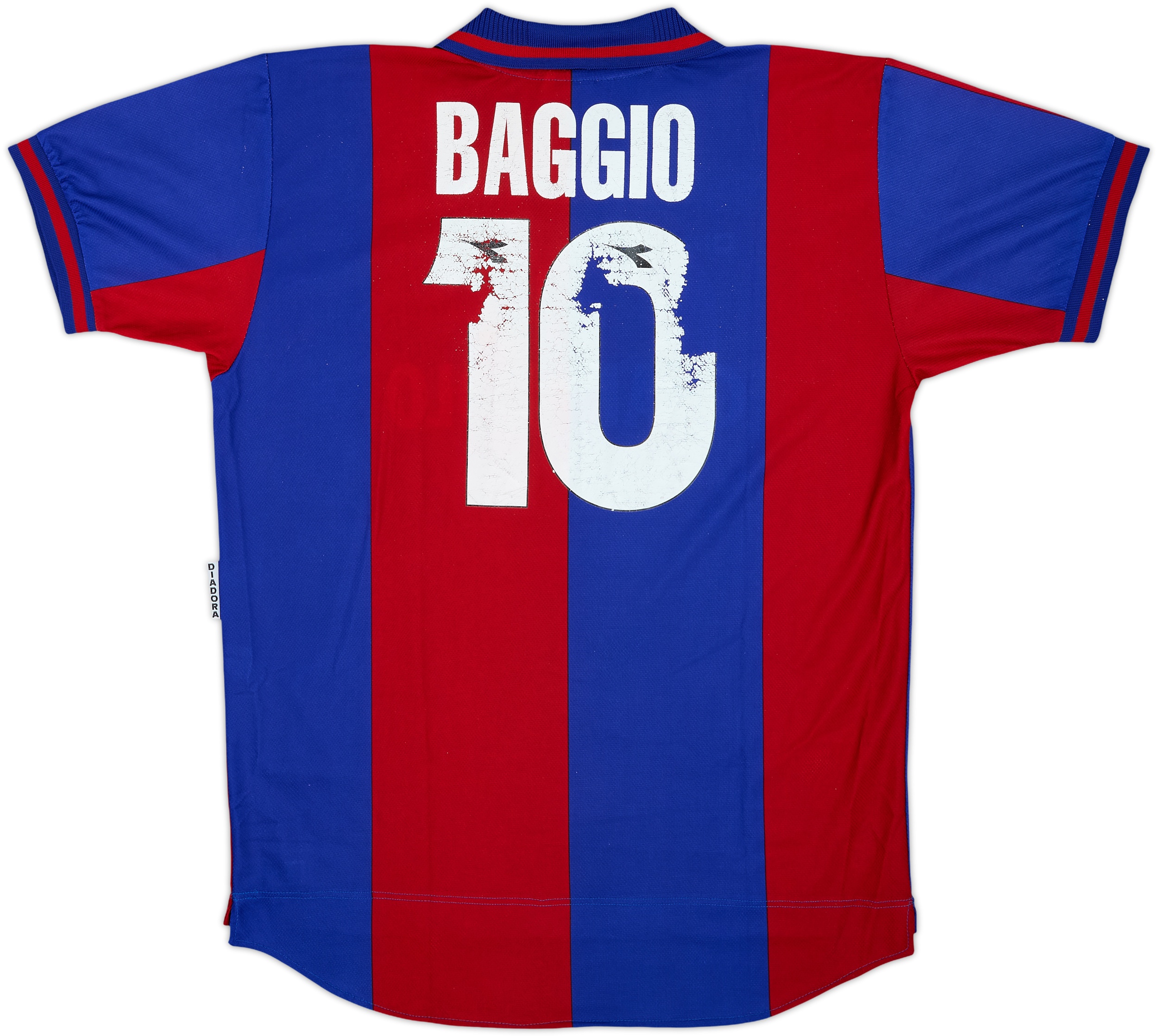 1997-98 Bologna Home Shirt Baggio #10 - 5/10 - (L)