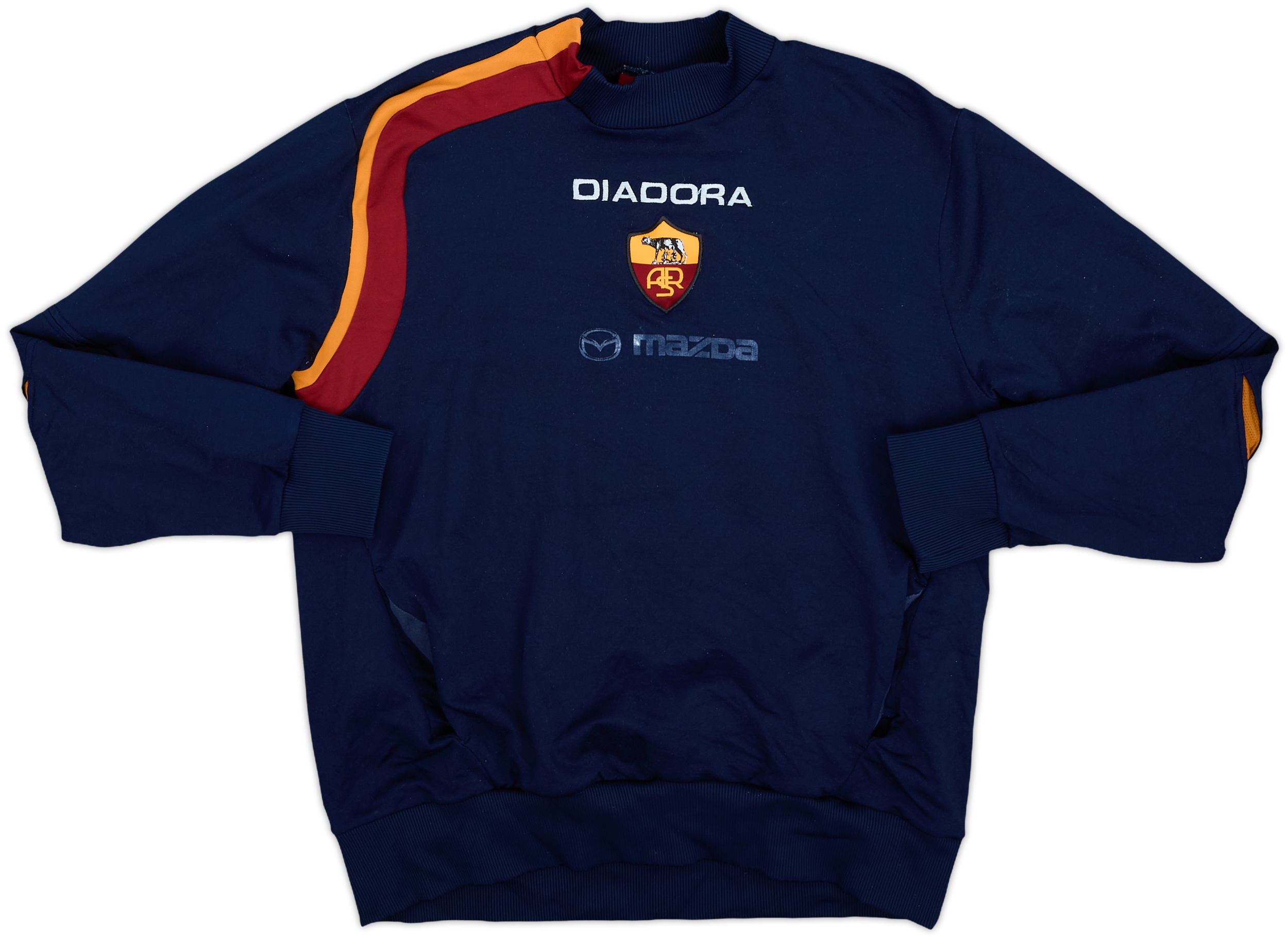 2005-06 Roma Diadora Sweat Top - 6/10 - (M)