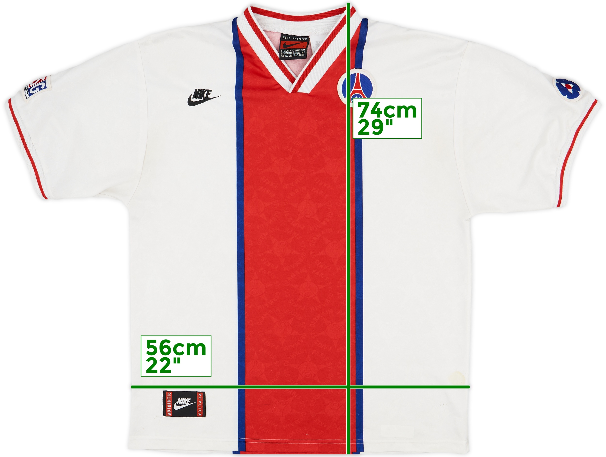96-97 NIKE Paris Saint Germain UK ゲームシャツ 21082326655-2_csg0ou02nircflrx.jpg