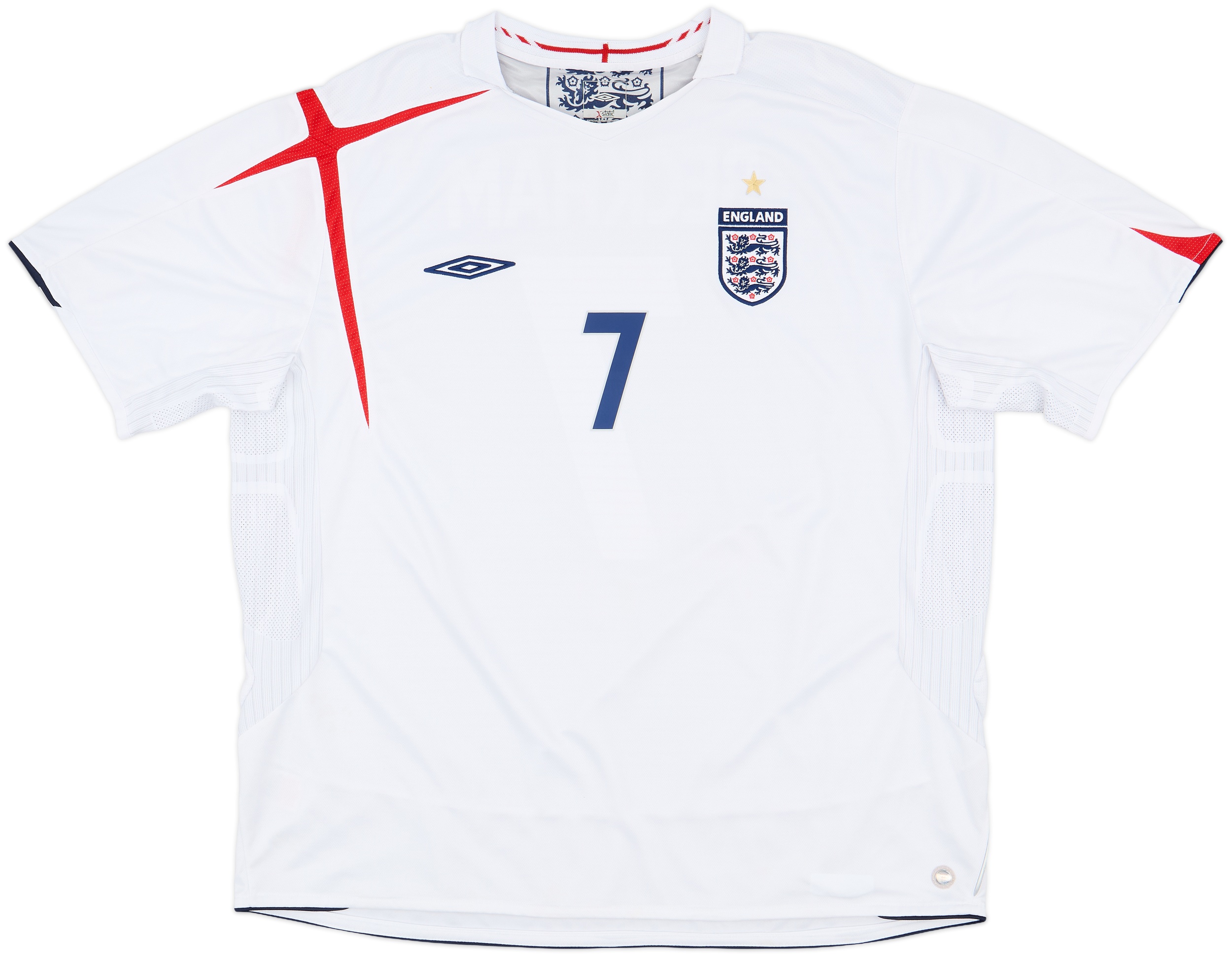【2025福袋】 2005-07 England (3XL) - 8/10 - #7 Beckham Shirt Home ウェア