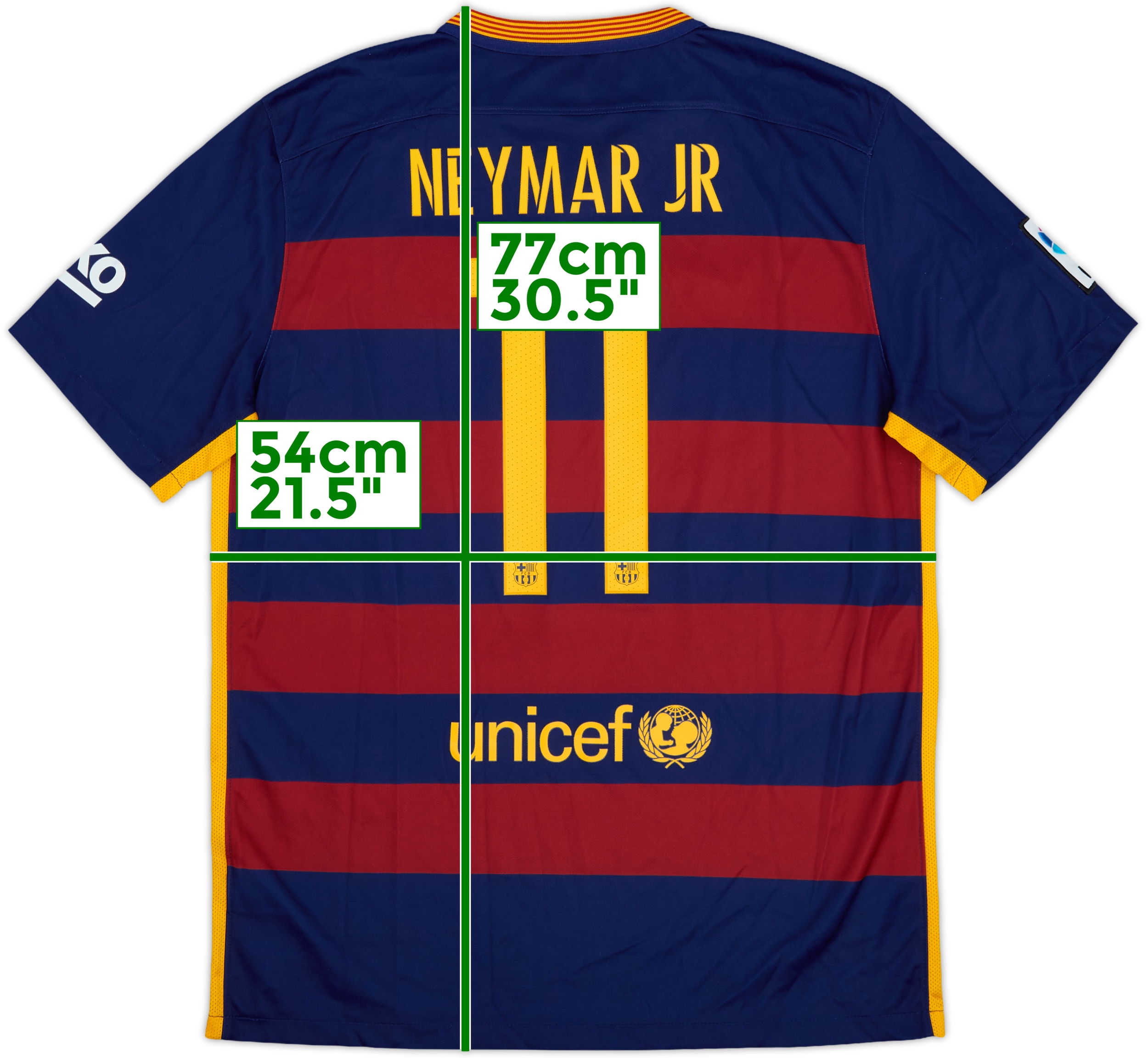 FC Barcelona 2015/16 LaLiga Home Jersey #11 Neymar Jr | eBay