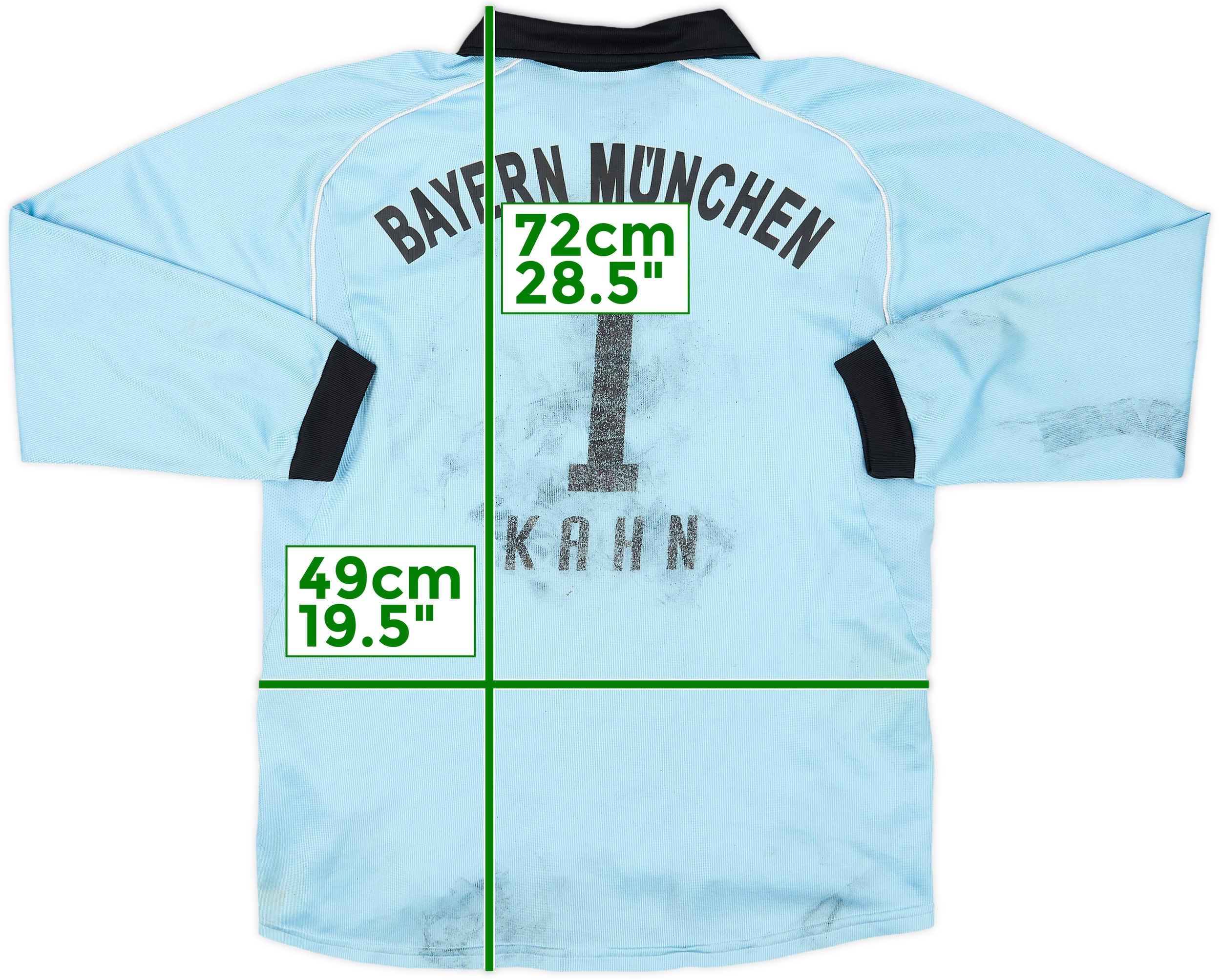 2005-06 Bayern Munich GK Shirt Kahn #1 - 3/10 - (XL.Boys)