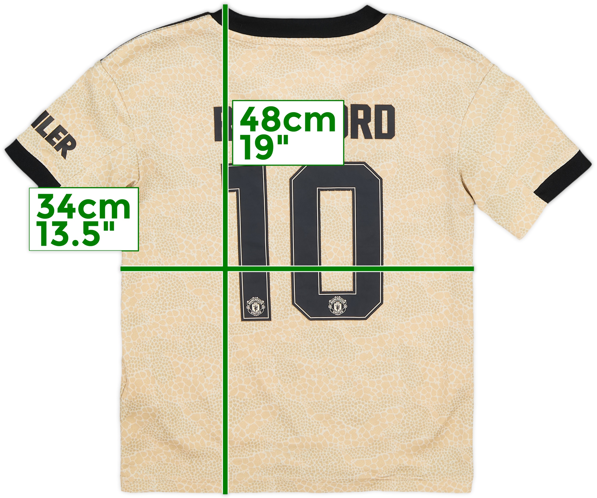 2019-20 Manchester United Away Shirt Rashford #10 - 10/10