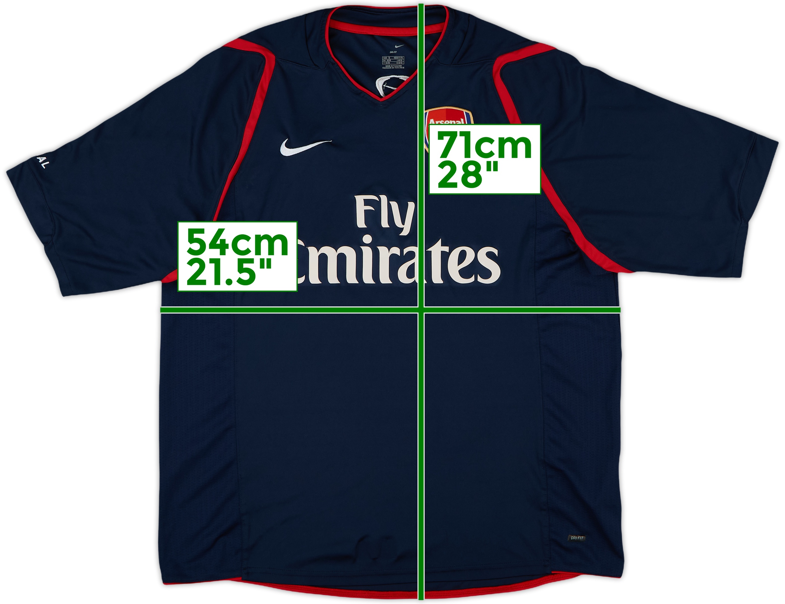2006-07 Arsenal Nike Training Shirt - 7/10 - (M)