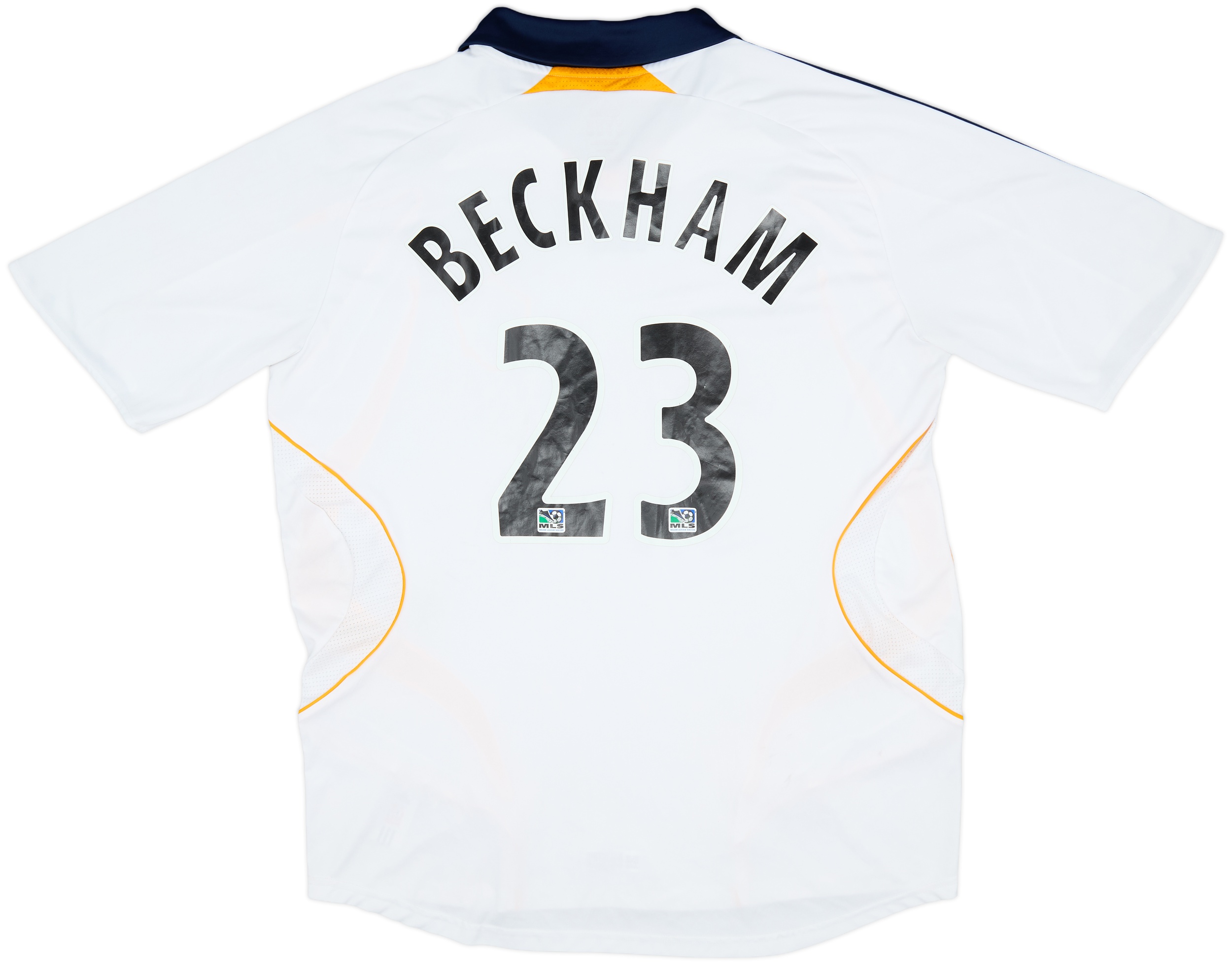 【Adidas】 LA.Galaxy 23 Beckham GameShirt Los Angeles Galaxy Away Shirt Jersey ADIDAS S Men #23 DAVID