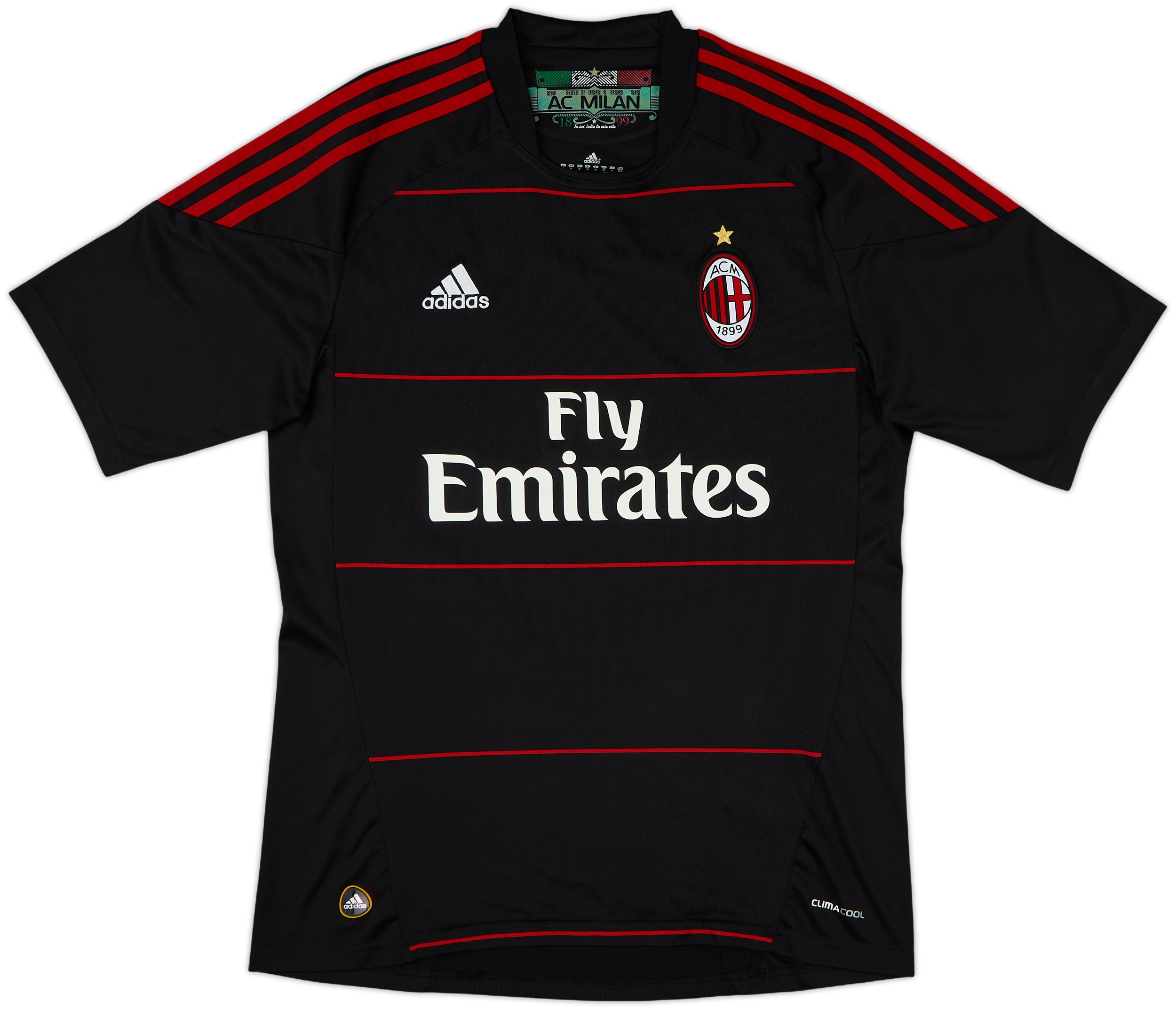 2010-11 AC Milan Third Shirt Ibrahimovic #11 - 8/10 - (M)