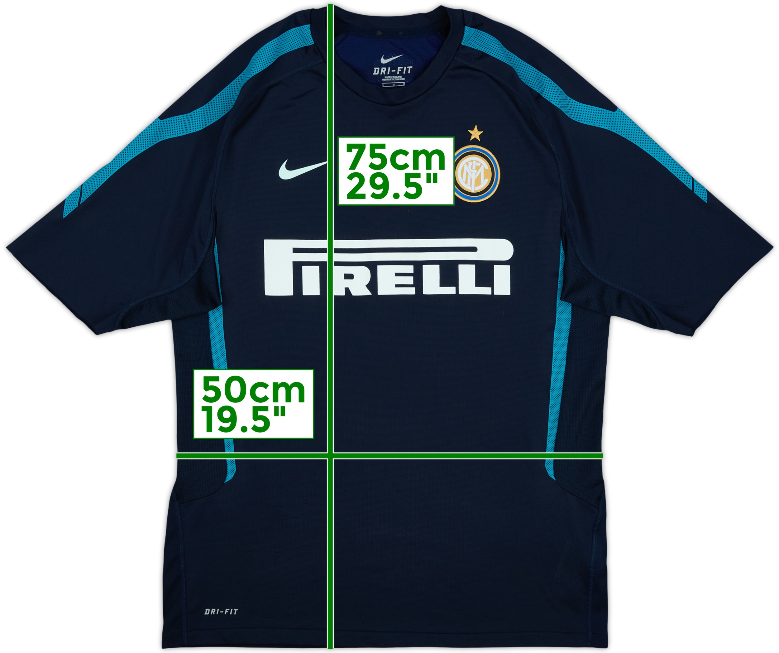 2010-11 Inter Milan Nike Training Shirt - 8/10 - (L)
