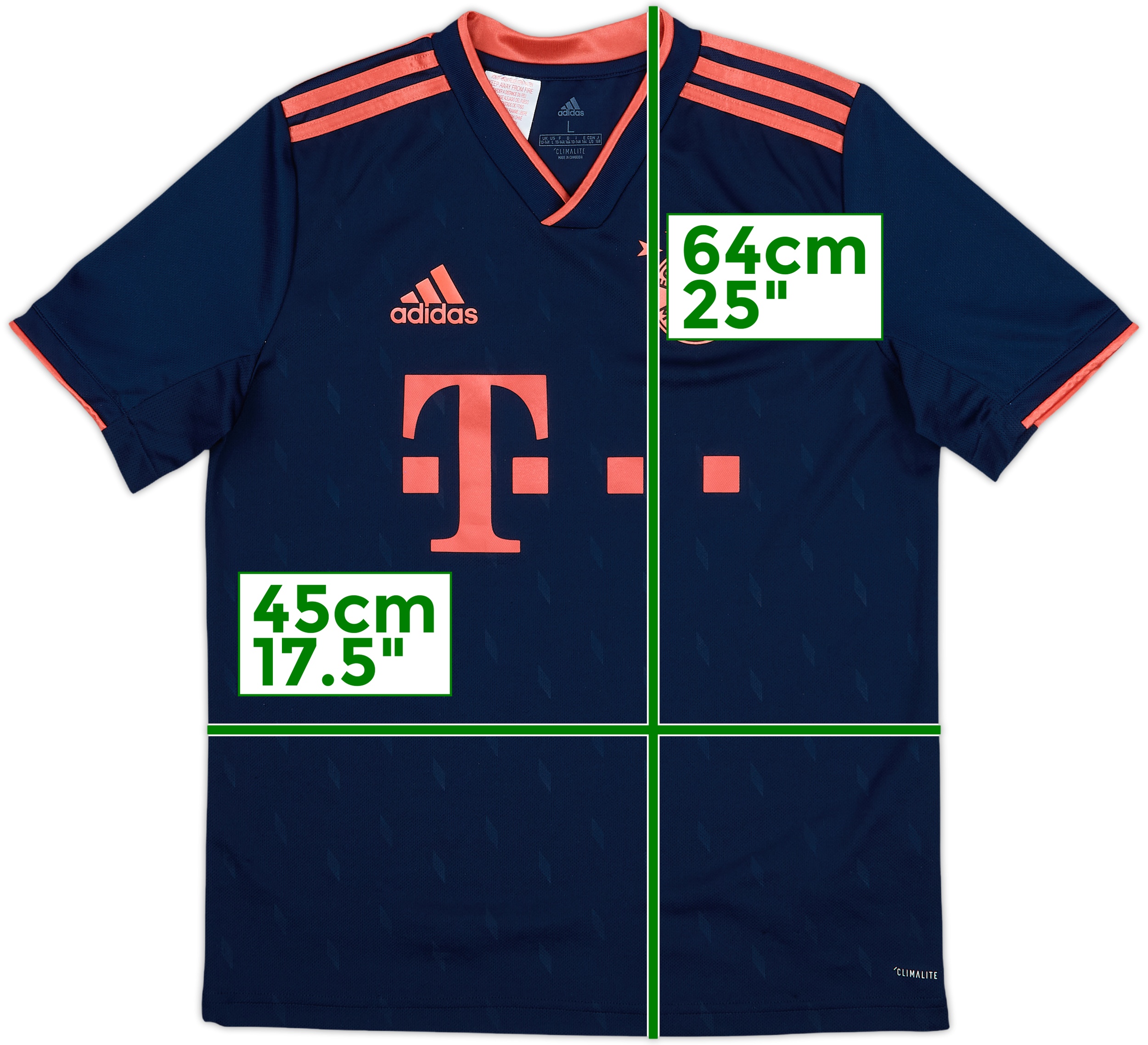 2019-20 Bayern Munich Third Shirt - 10/10 - (L.Boys)