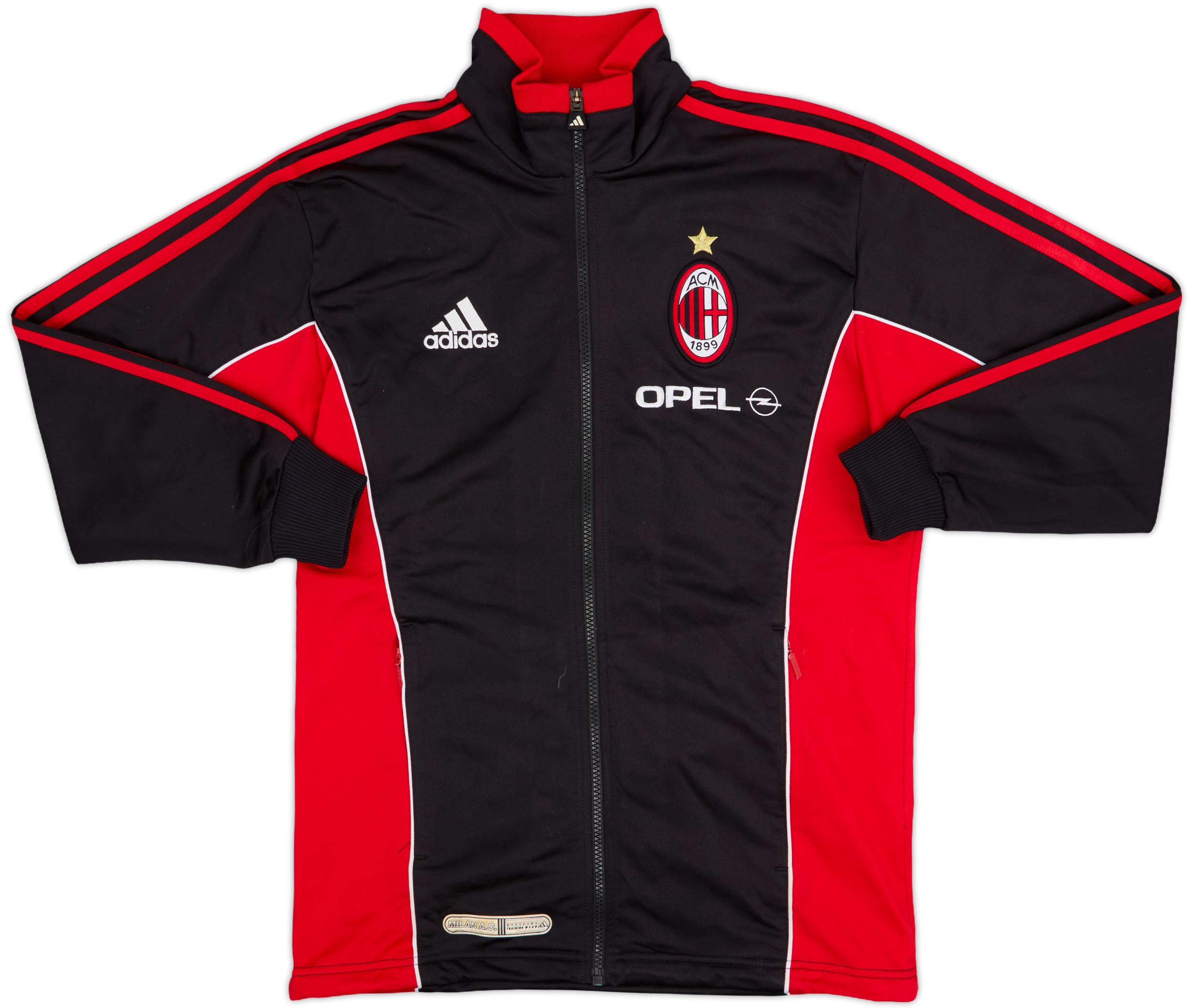 A.C. Milan adidas ブラックジャケット O y2k 1999-00 AC Milan adidas Track Jacket - 8/10 - (L.Boys)