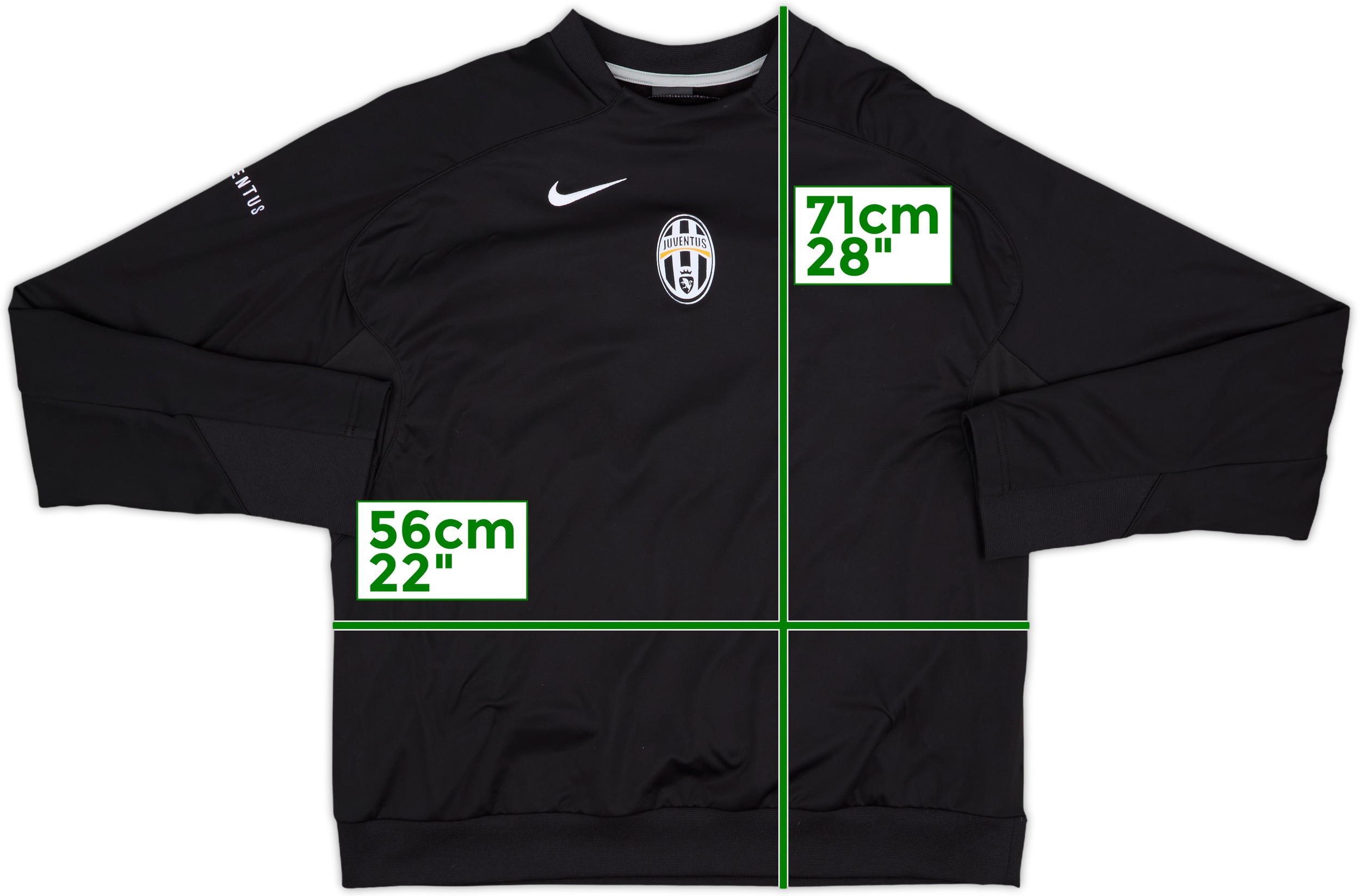 2006-07 Juventus Nike Sweat Top - 10/10 - (L)