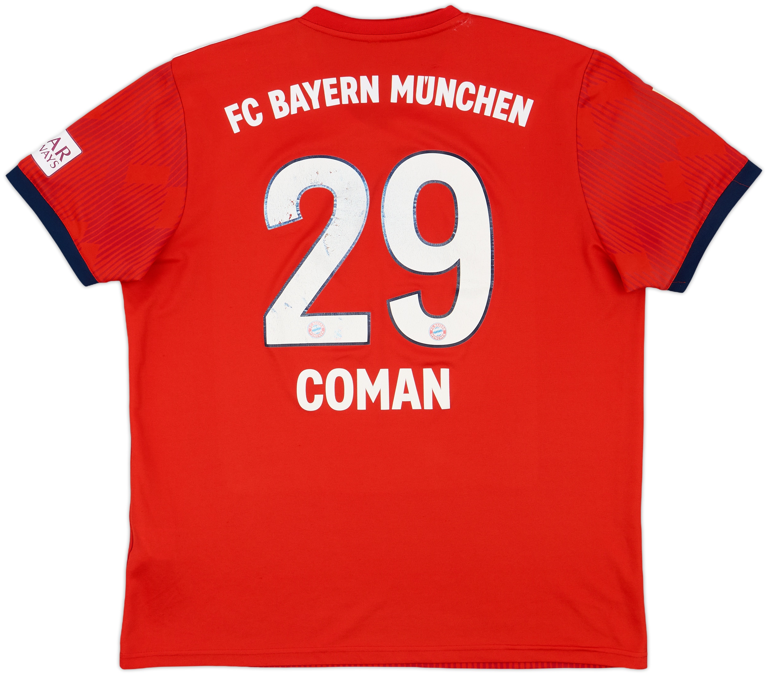 2018-19 Bayern Munich Home Shirt Coman #29 - 6/10 - (L)