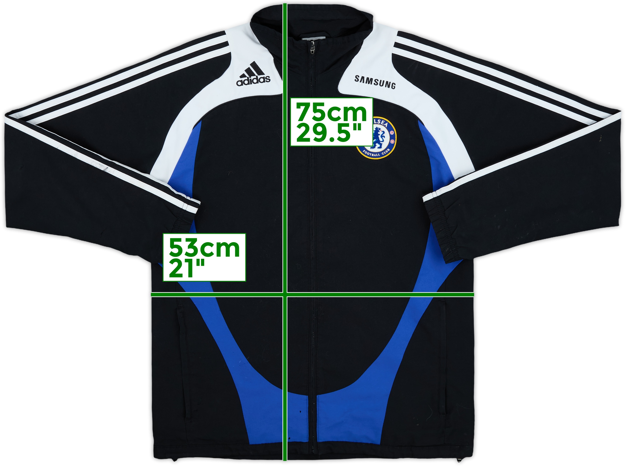 2008-09 Chelsea adidas Track Jacket - 4/10 - (S)