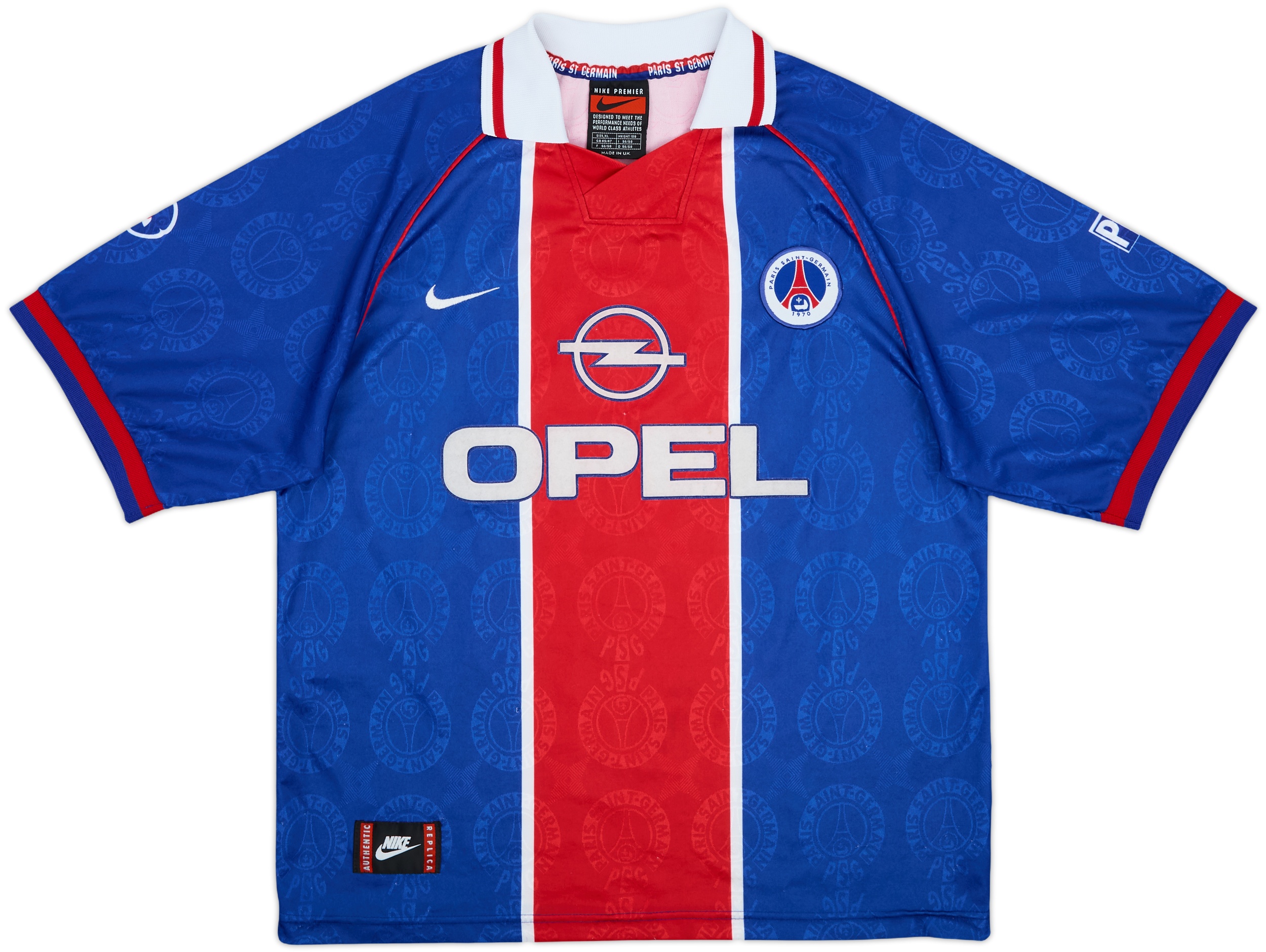 正規品】psg 97-98 アウェイユニフォーム Opel 昇華 メッシ