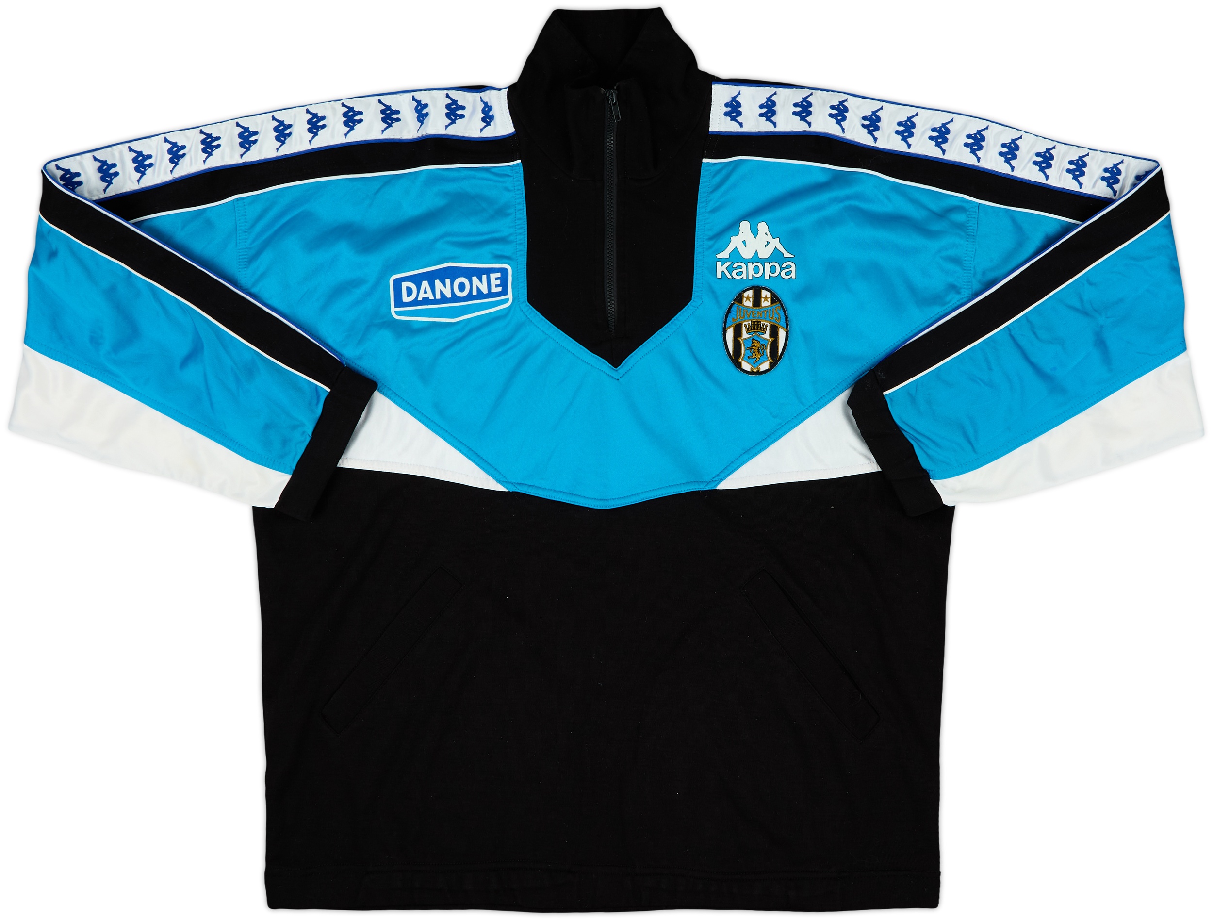 1992-93 Juventus Kappa 1/4 Zip Track Jacket - 8/10 - (XL)