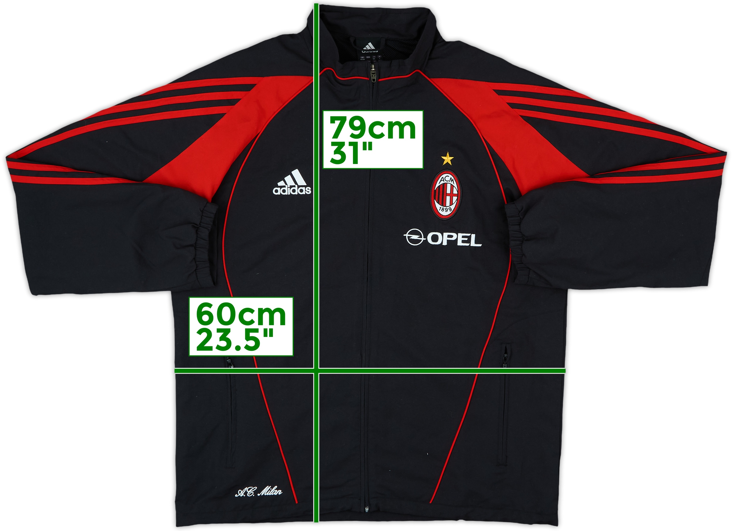 Player Issue Official REDONDO 5 L AC MILAN 2003-04 Maglia