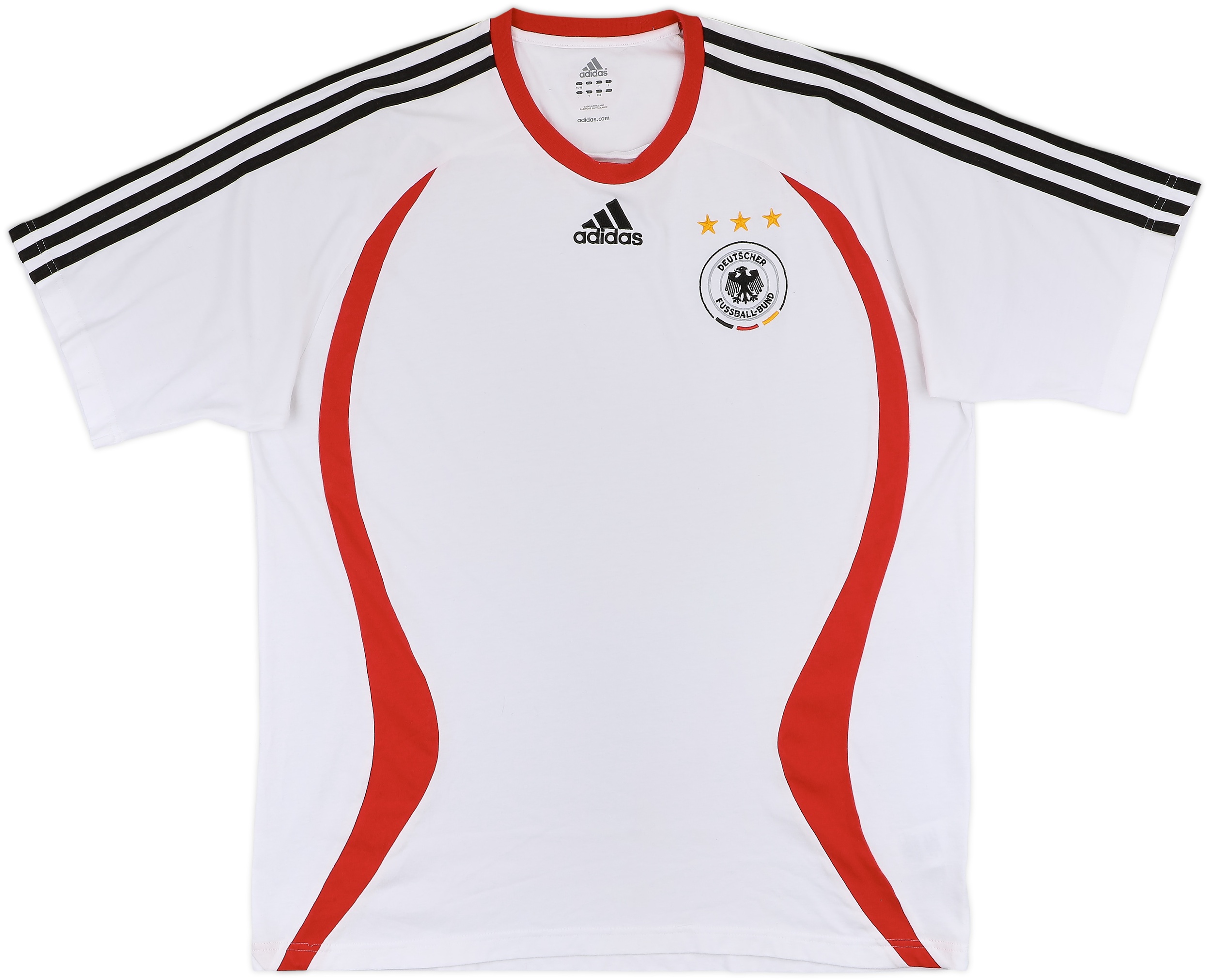 【Adidas コリア】 Germany Tee 2006-07 Germany adidas Cotton Tee - 8/10 - (XL)