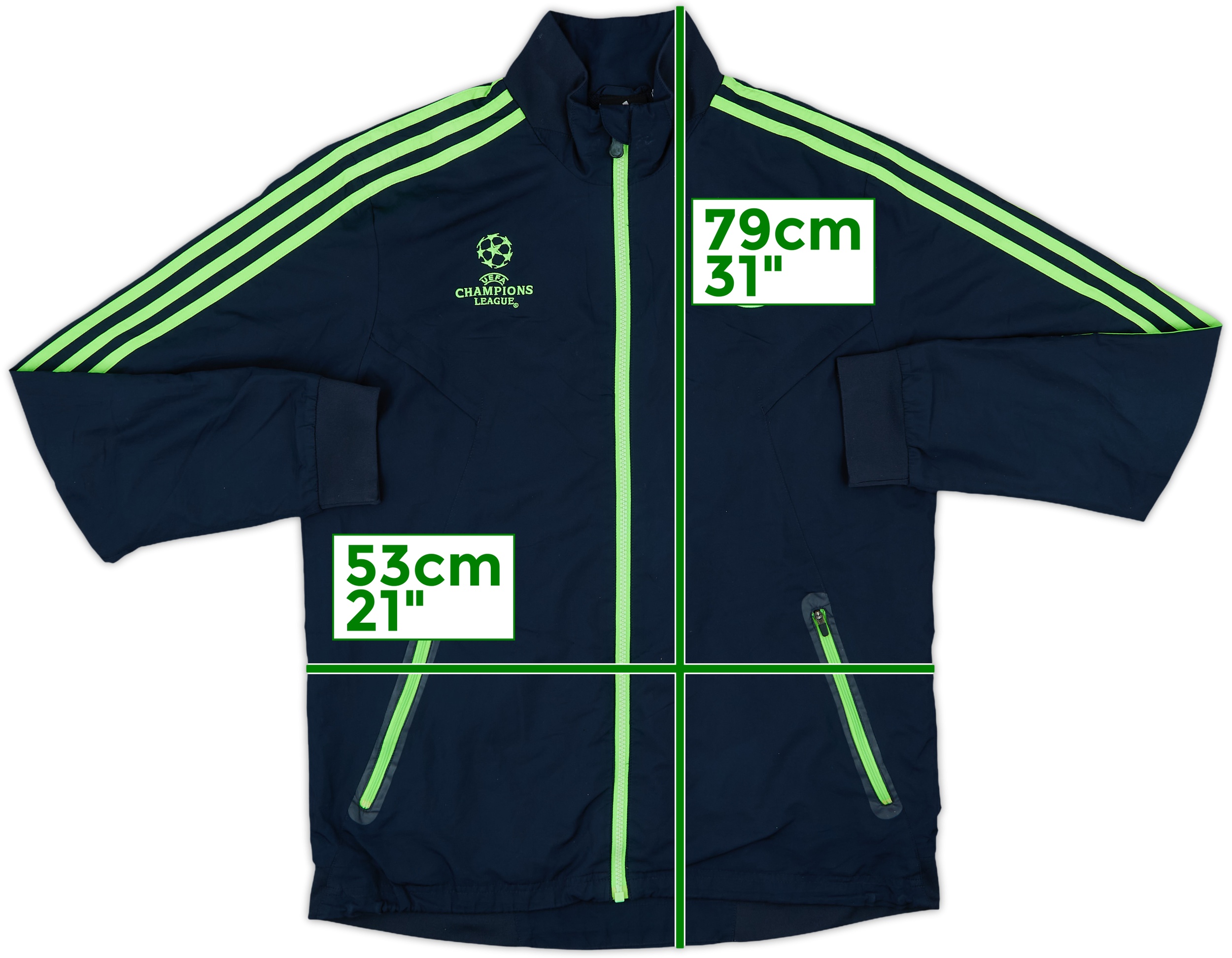 2010-11 Chelsea adidas CL Track Jacket - 9/10 - (M/L)