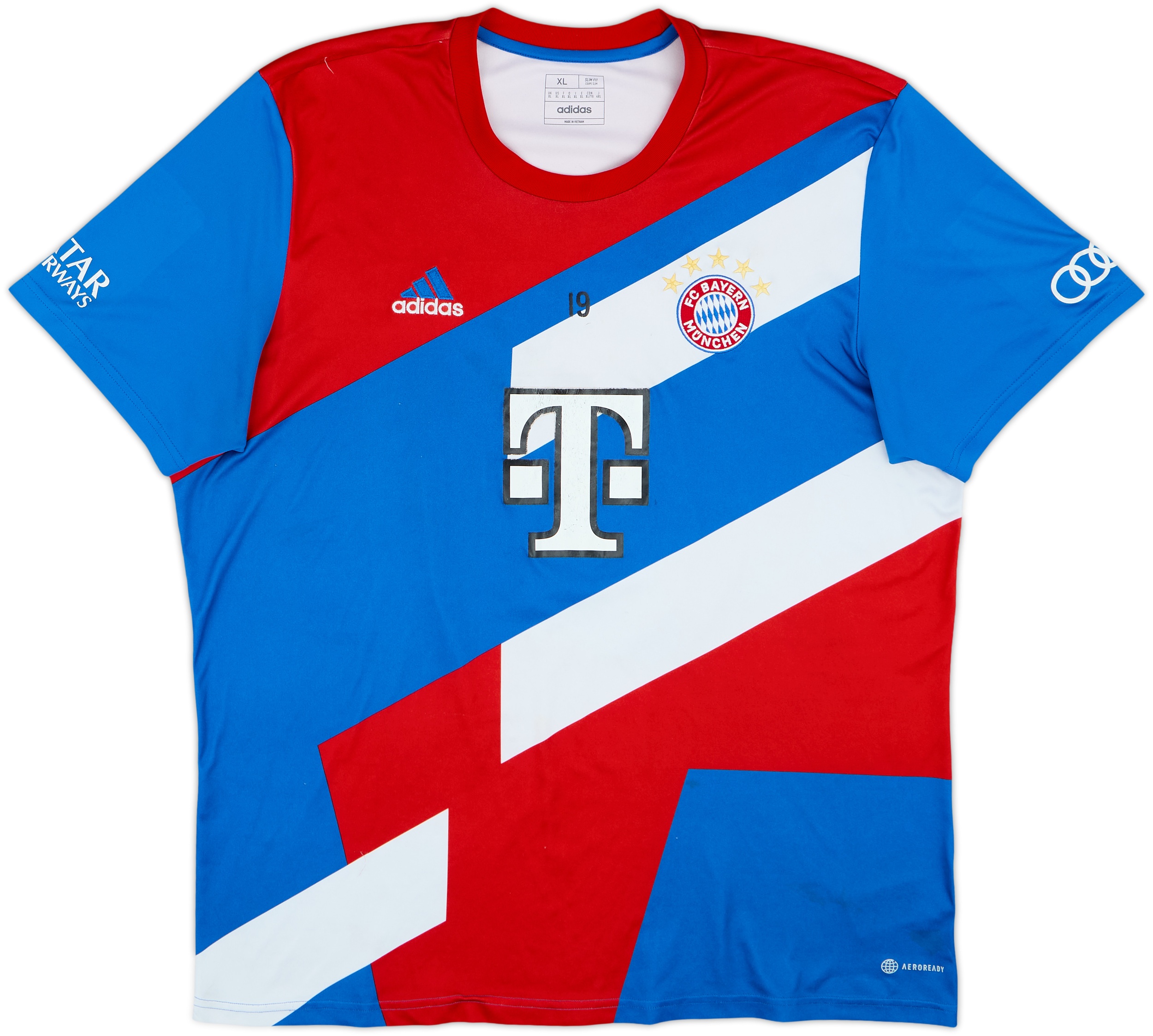 2022-23 Bayern Munich adidas Player Issue Training Shirt #19 - 5