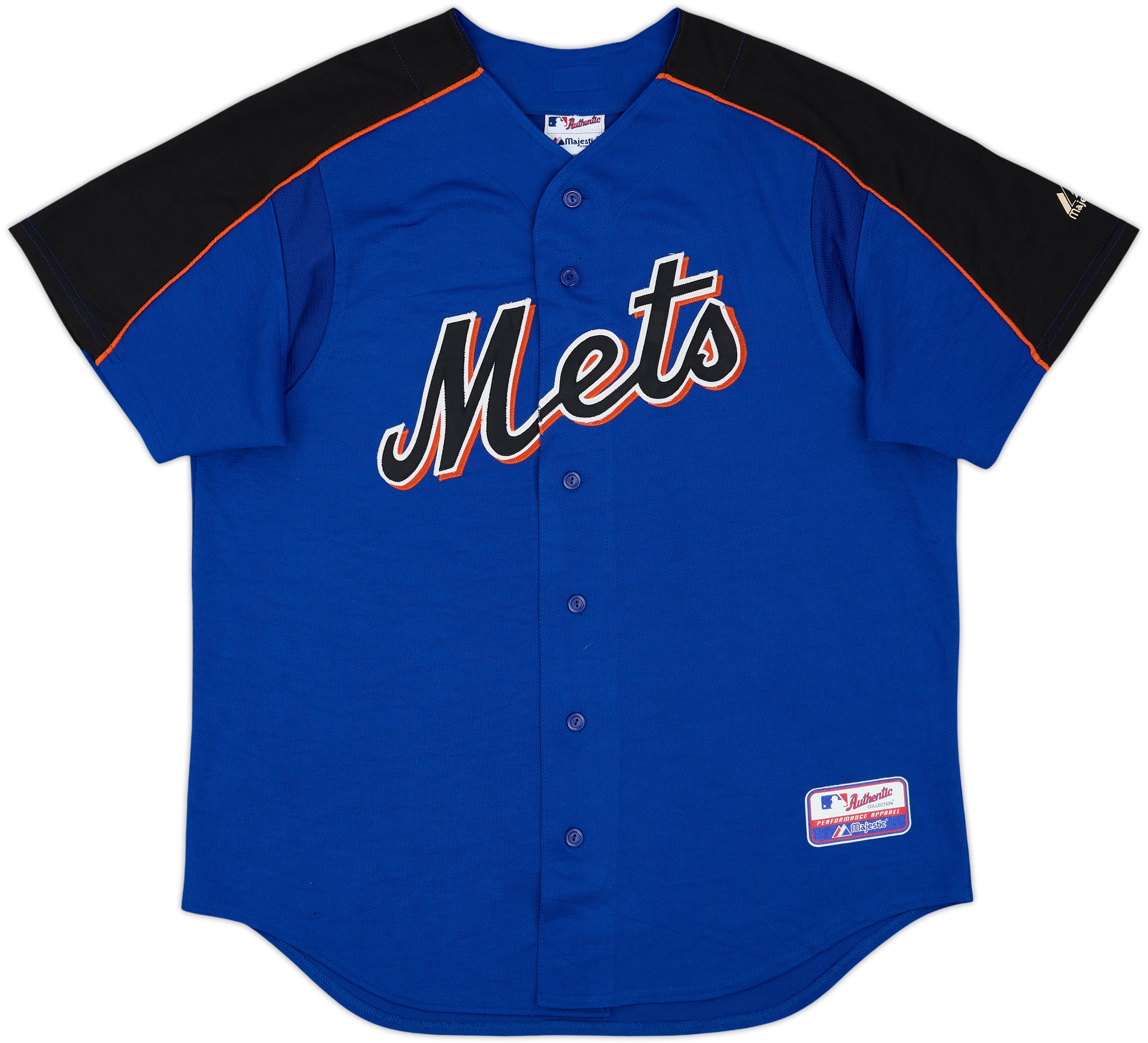 マック鈴木　ロイヤルズ　ユニフォーム　Majestic MLB 2005-06 New York Mets Majestic Authentic Batting Practice Jersey