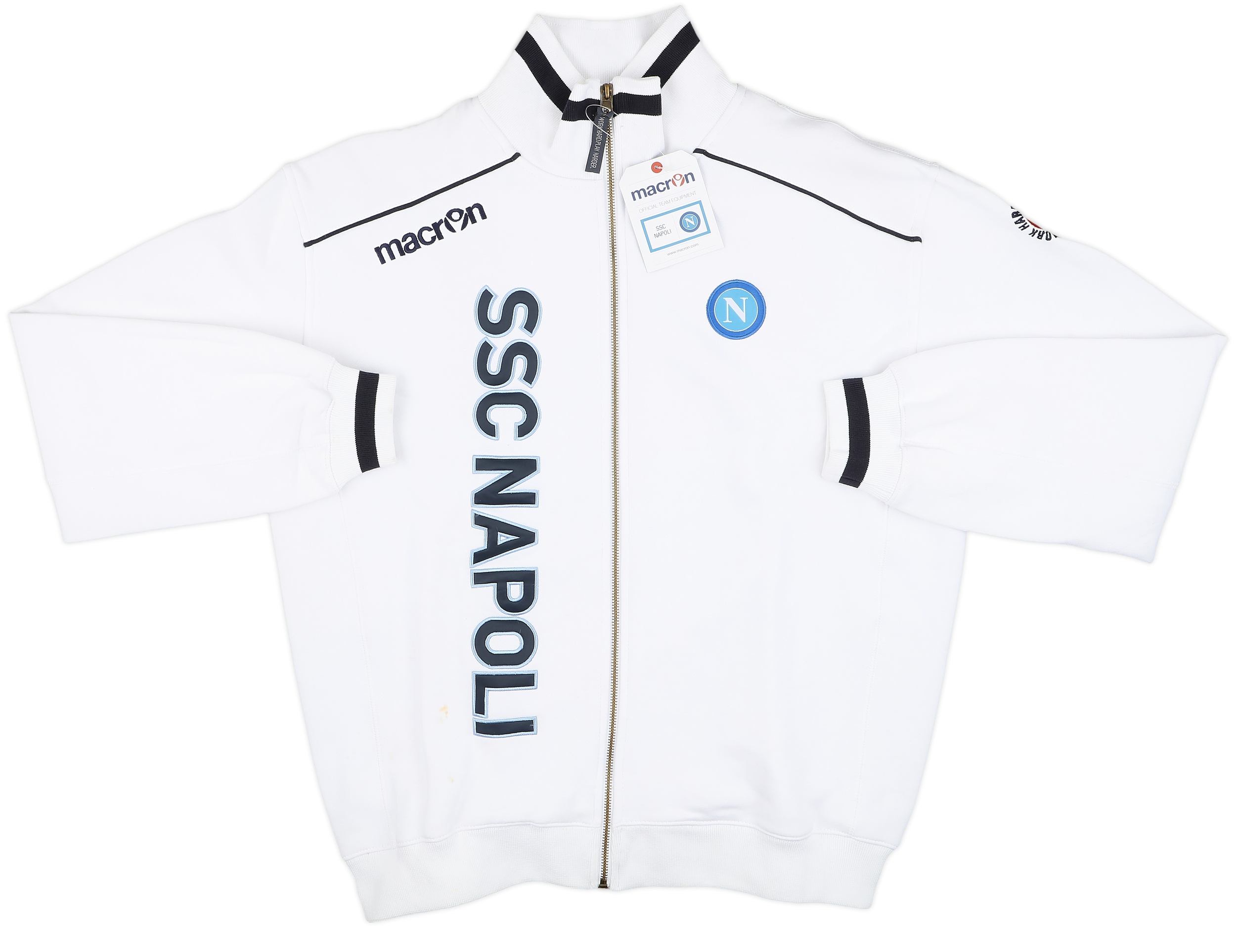 2014-15 Napoli Macron Track Jacket - 8/10 - (L)
