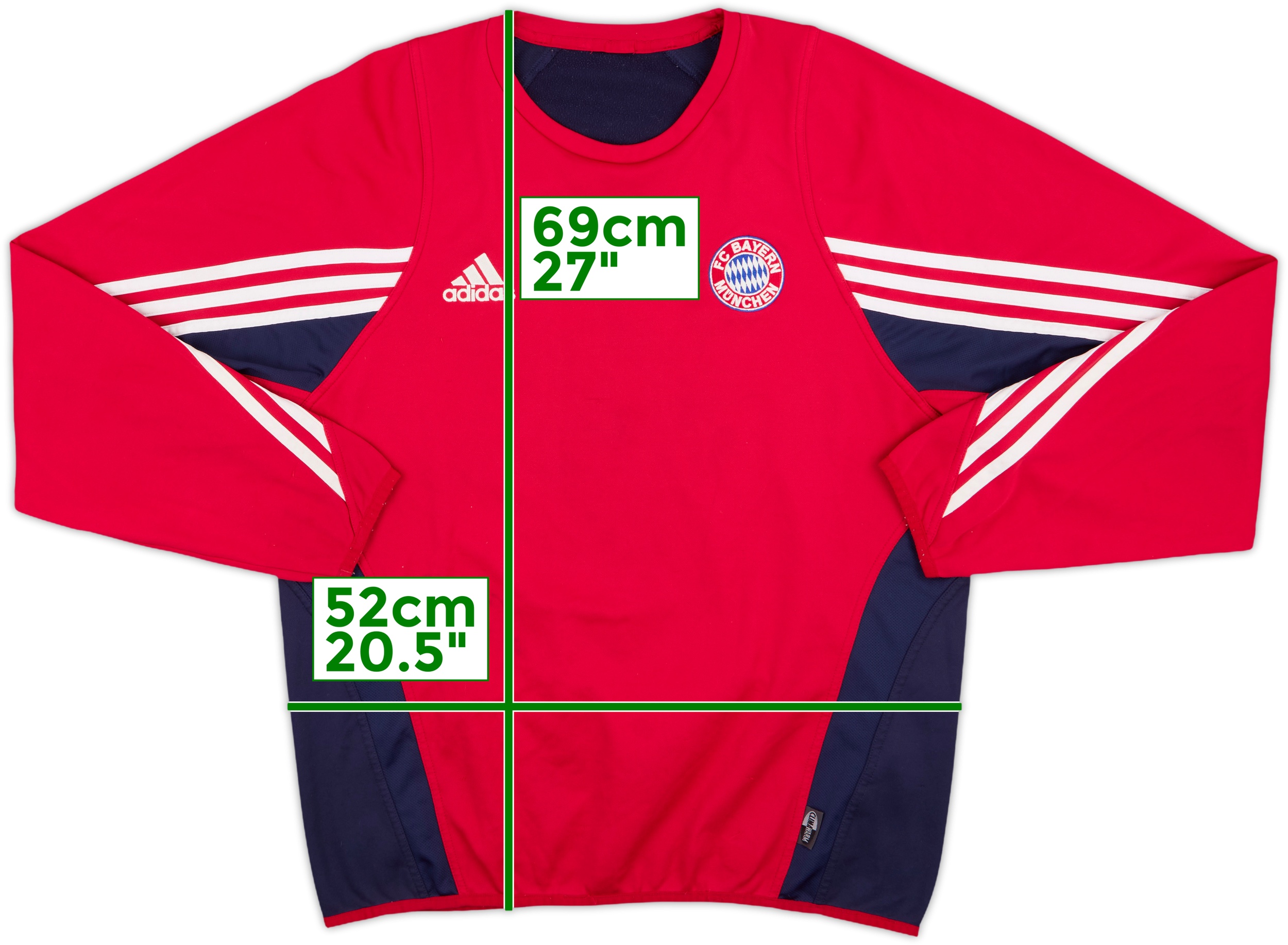 2003-04 Bayern Munich adidas Sweat Top - 5/10 - (L)