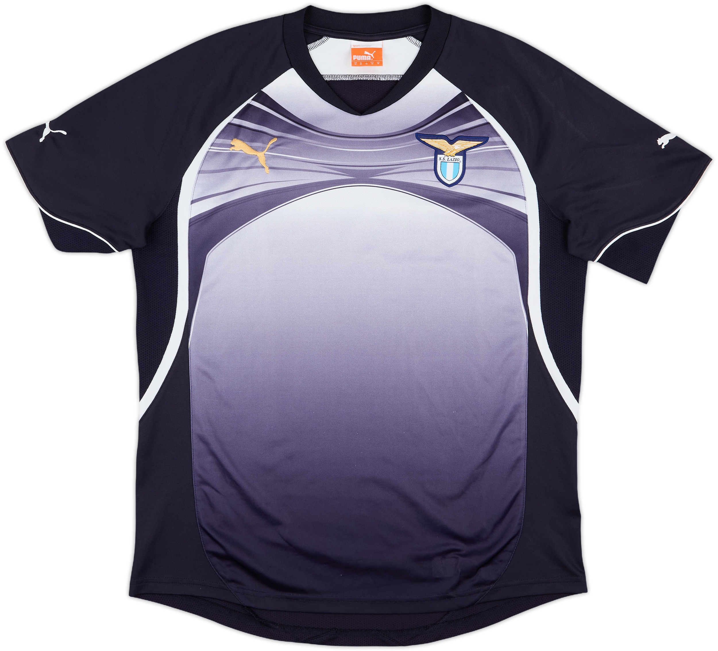 01/02 Puma SS Lazio サッカーシャツ ホワイト Lazio Jersey Puma Football shirt Maglia Soccer Calcio white
