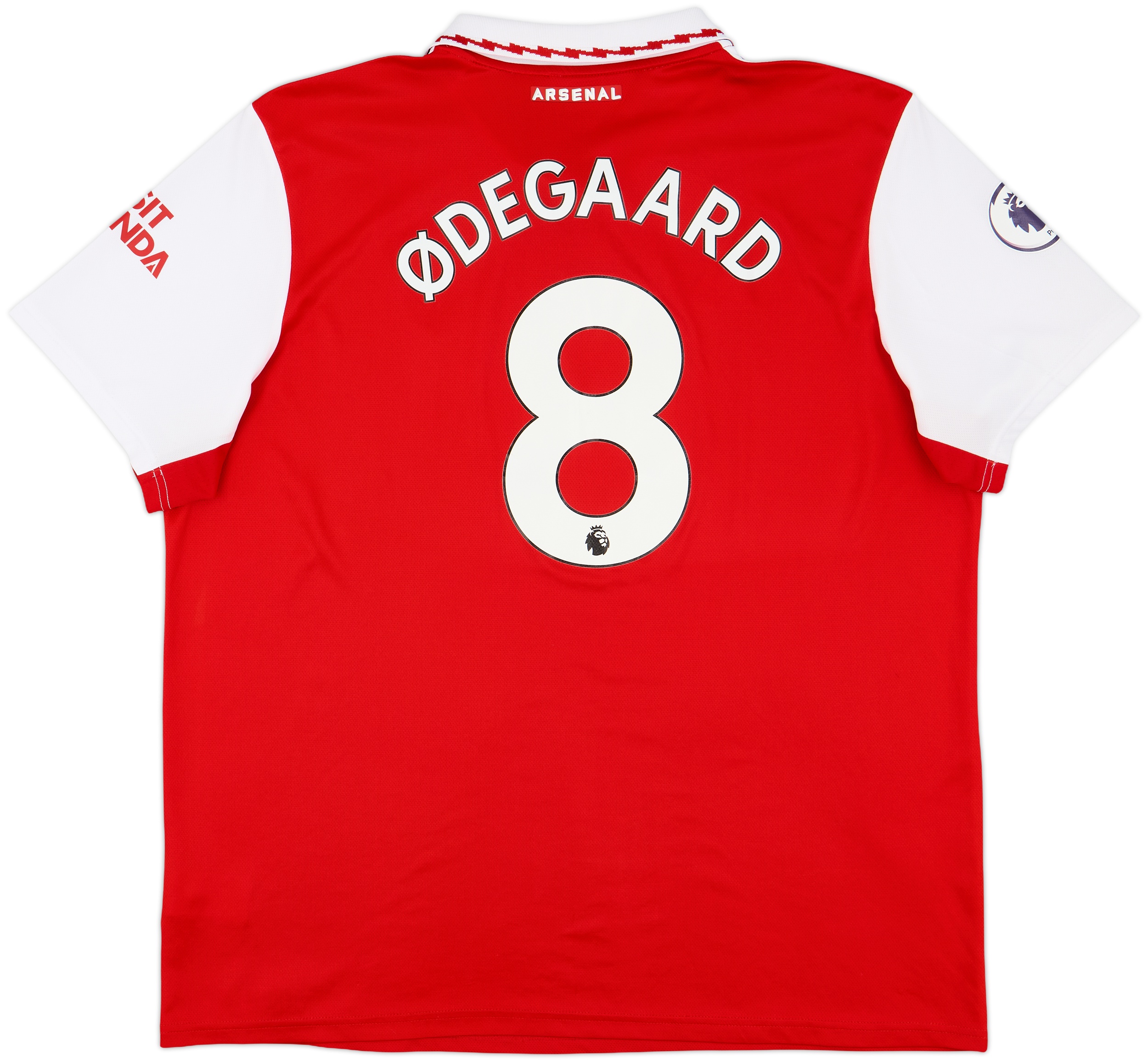2022-23 Arsenal Home Shirt Odegaard #8 - 8/10 - (XXL)