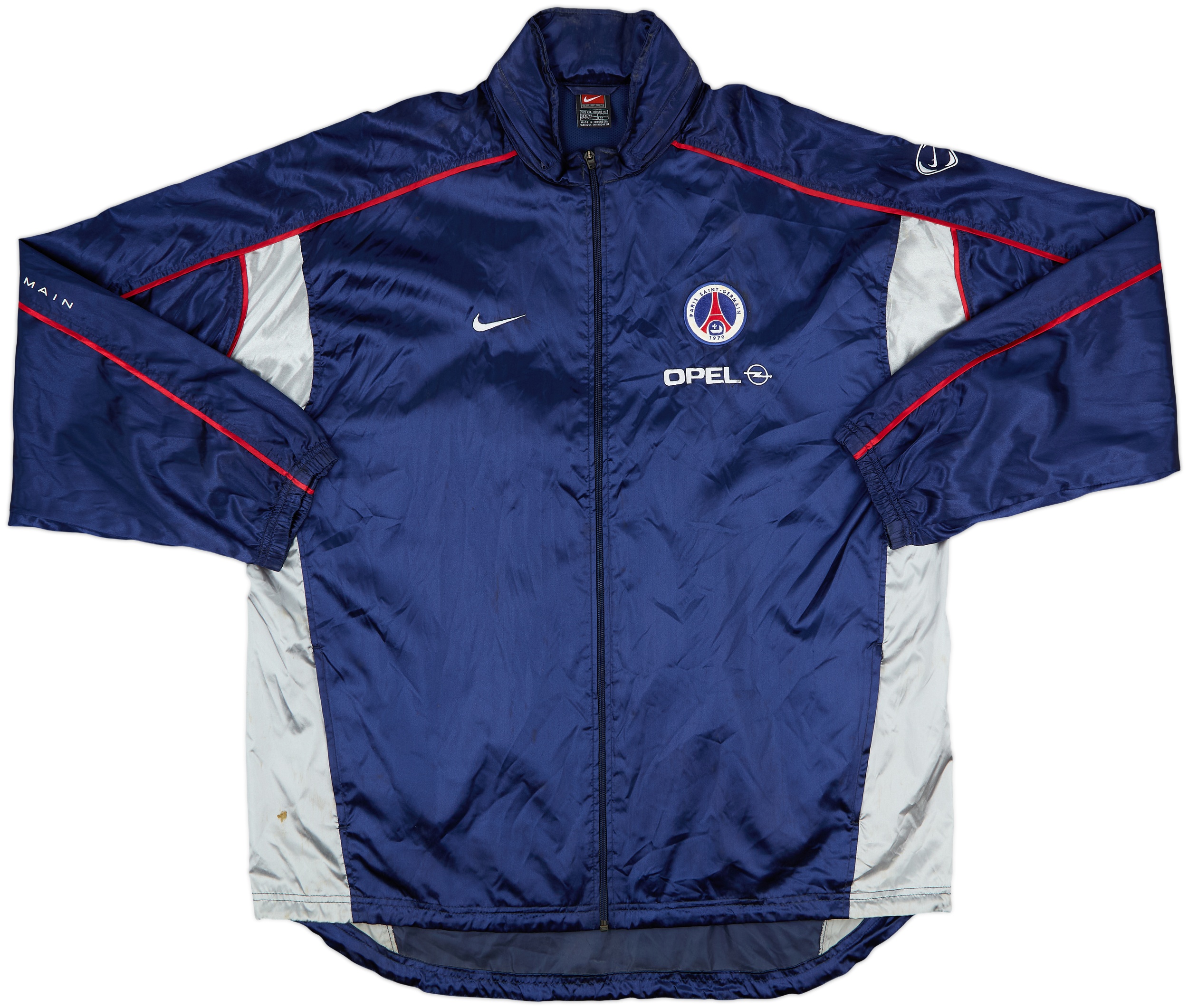2001-02 Paris Saint-Germain Nike Track Jacket - 7/10 - (XXL)