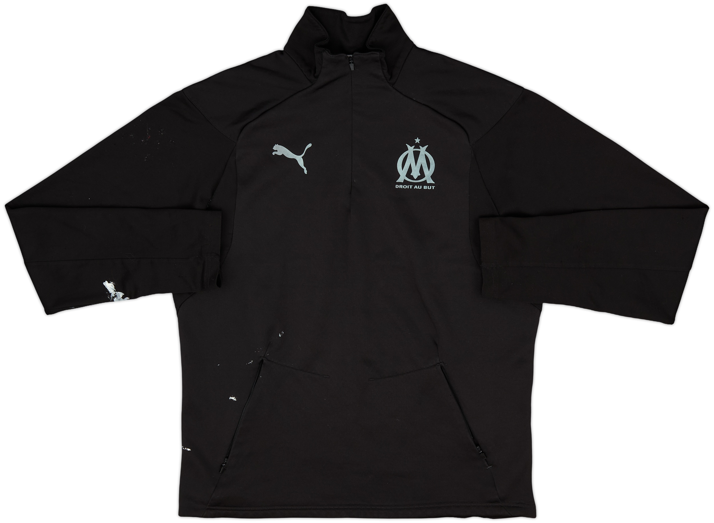 2018-19 Olympique Marseille Puma 1/4 Zip Training Top - 5/10