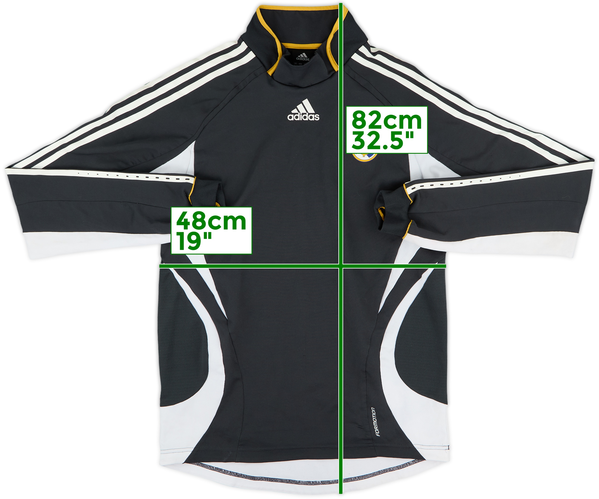 2006-07 Real Madrid adidas Sweat Top 8/10 (S/M)