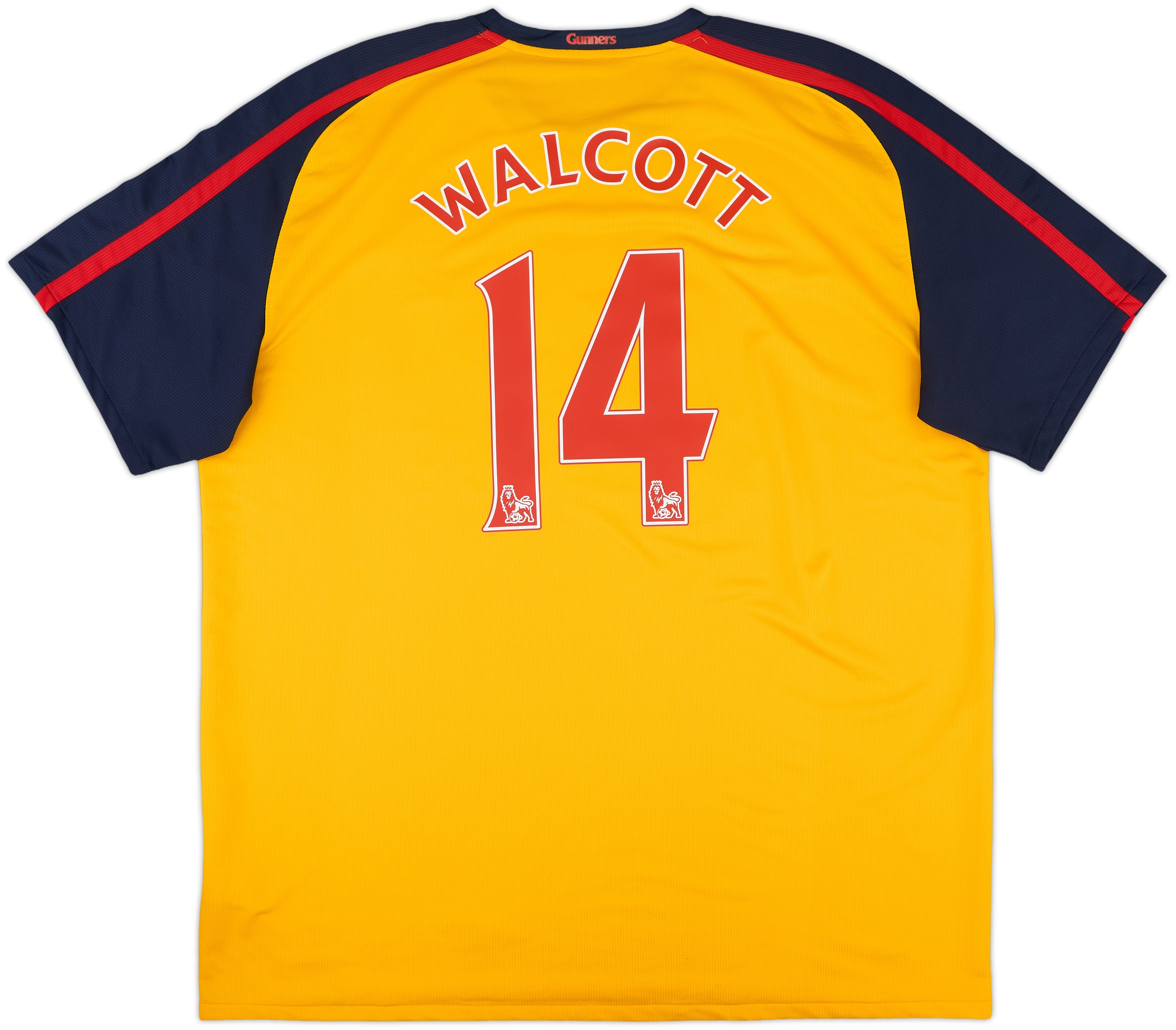 2008-09 Arsenal Away Shirt Walcott #14 - 7/10 - (XXL)