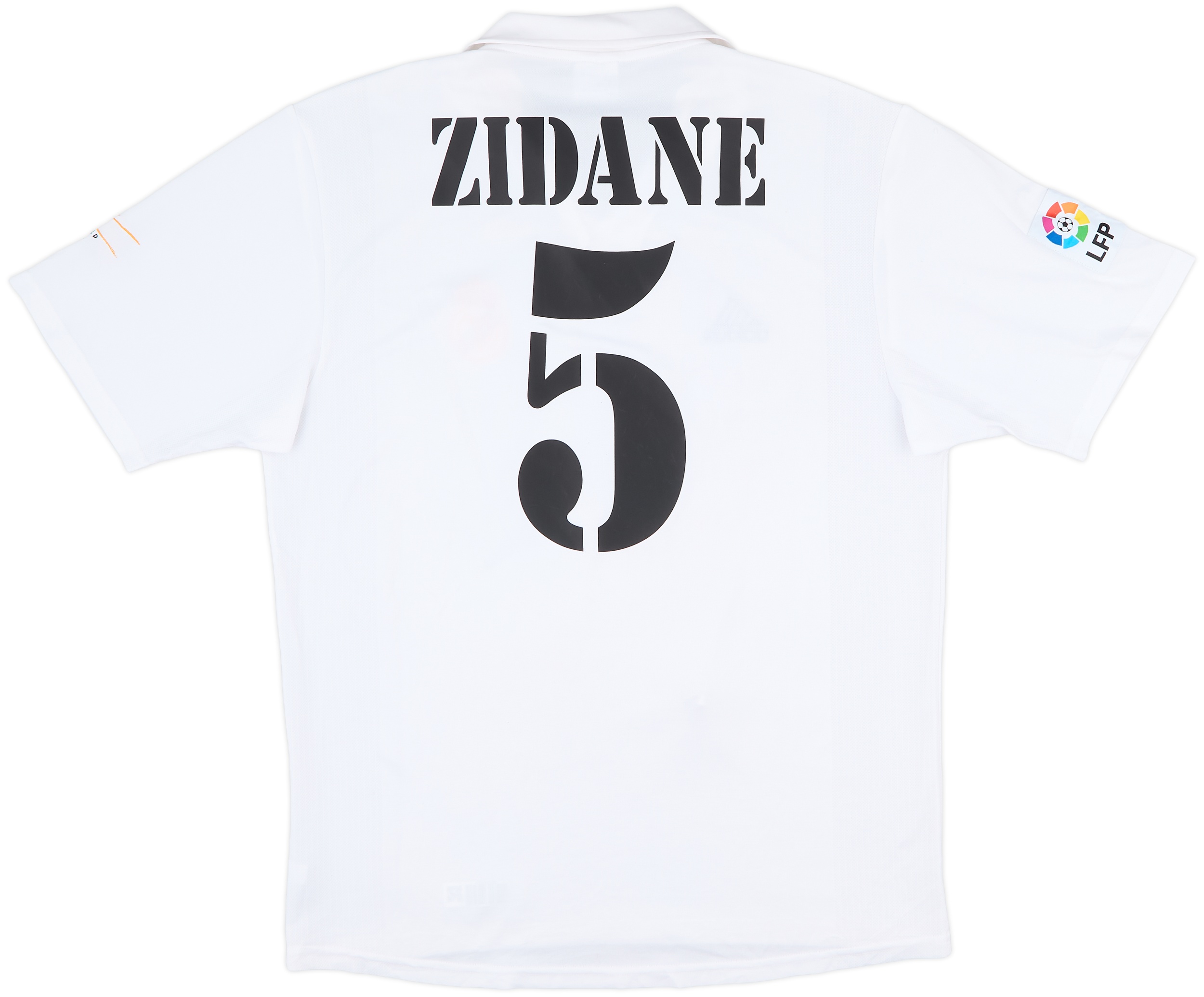 2002-03 Real Madrid Centenary Home Shirt Zidane #5 - 7/10 - (M)