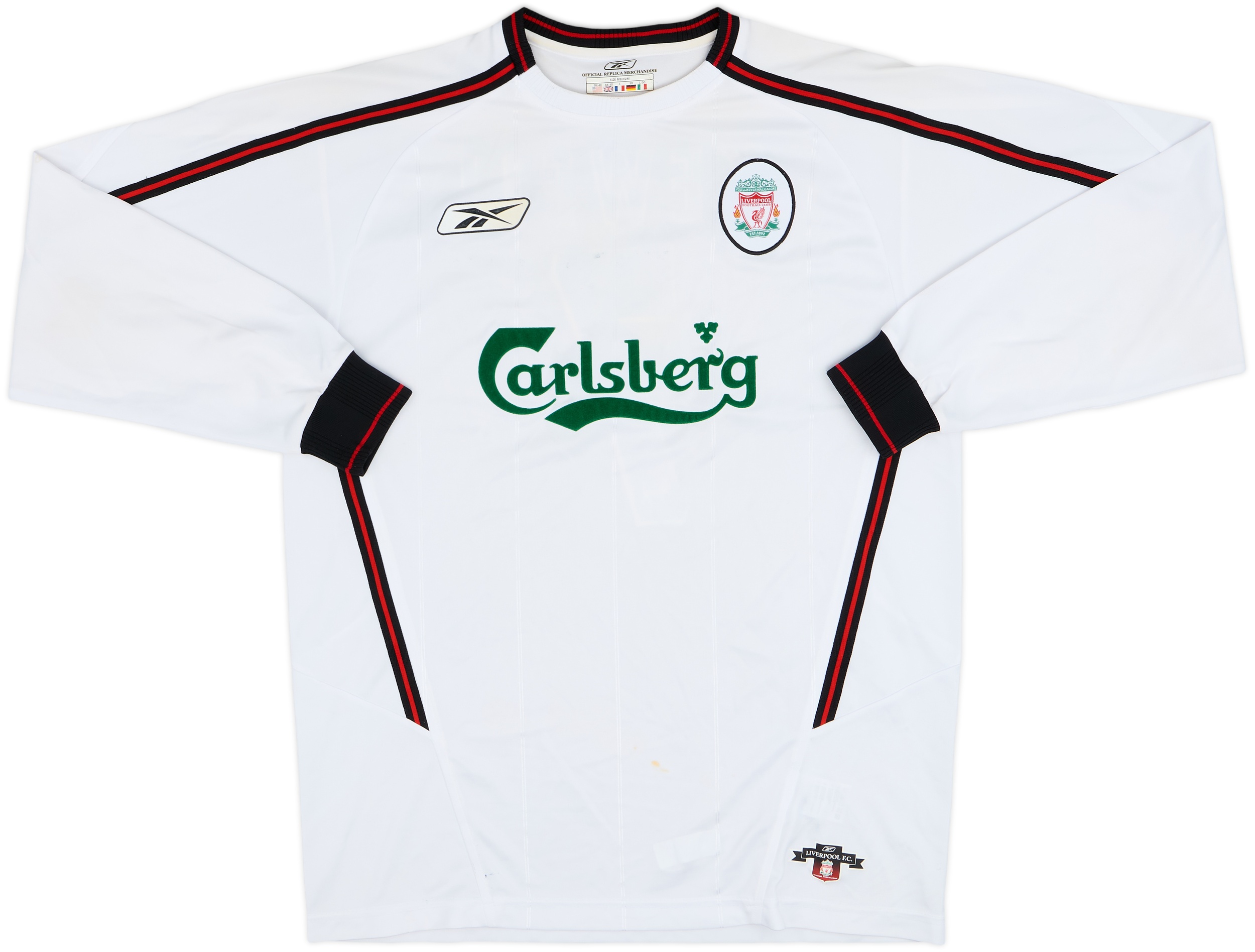 2003-04 Liverpool Away L/S Shirt Kewell #7 - 7/10 - (M)