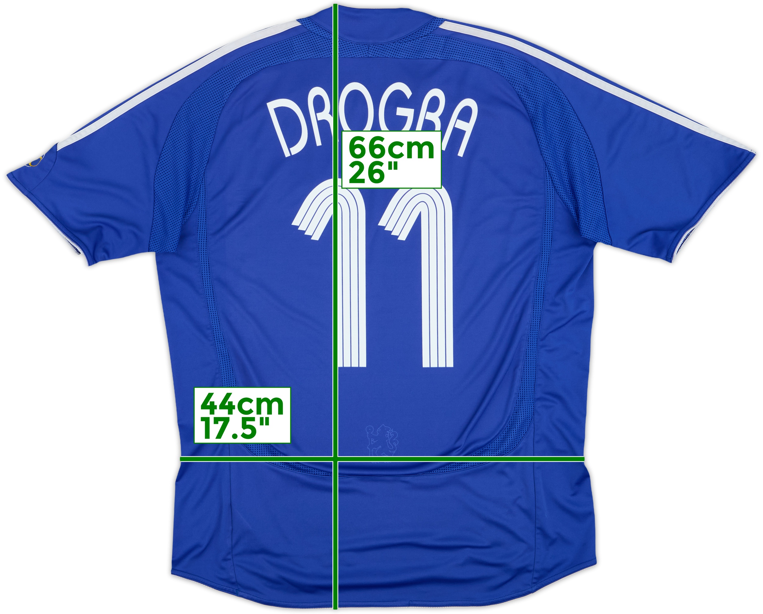 レア　Chelsea FC Pato 11番 2006-08 Chelsea Home Shirt Drogba #11